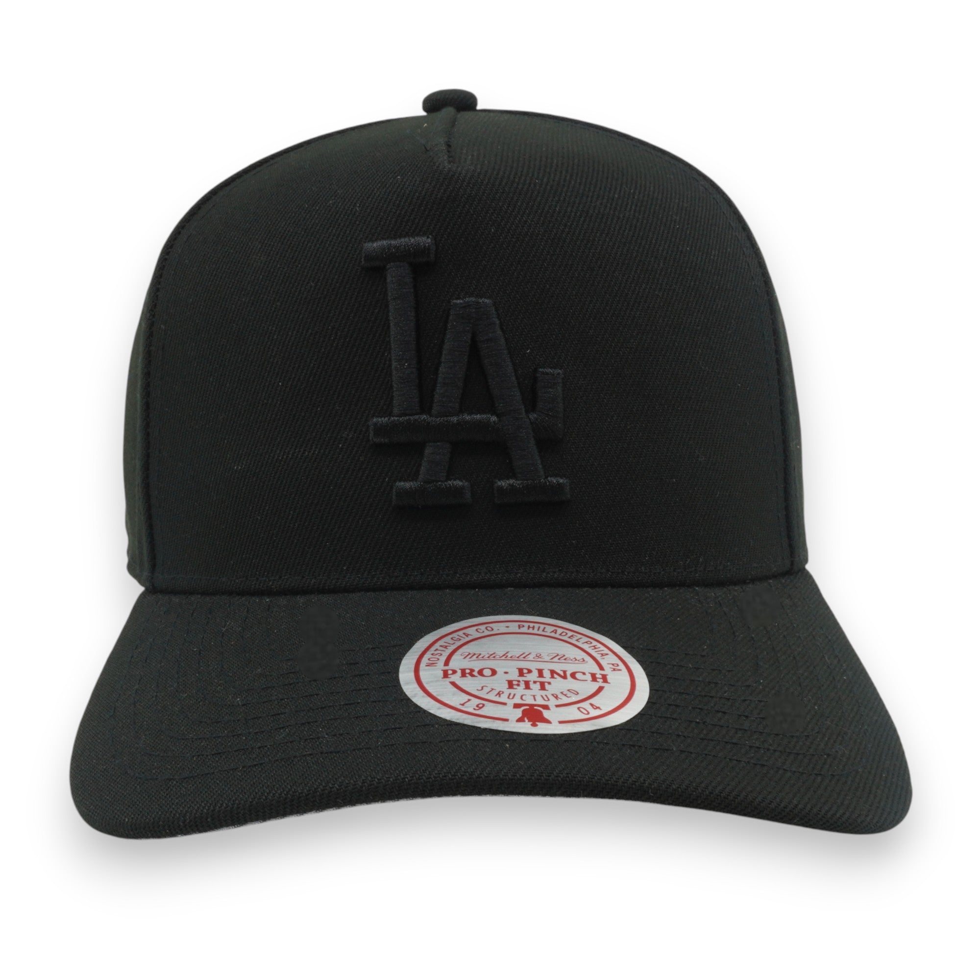MENS MITCHELL & NESS MLB RAISED UP PRO PINCH SNAPBACK DODGERS - BLACK