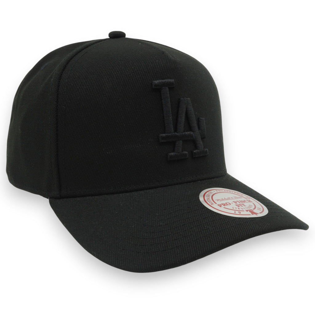 MENS MITCHELL & NESS MLB RAISED UP PRO PINCH SNAPBACK DODGERS - BLACK