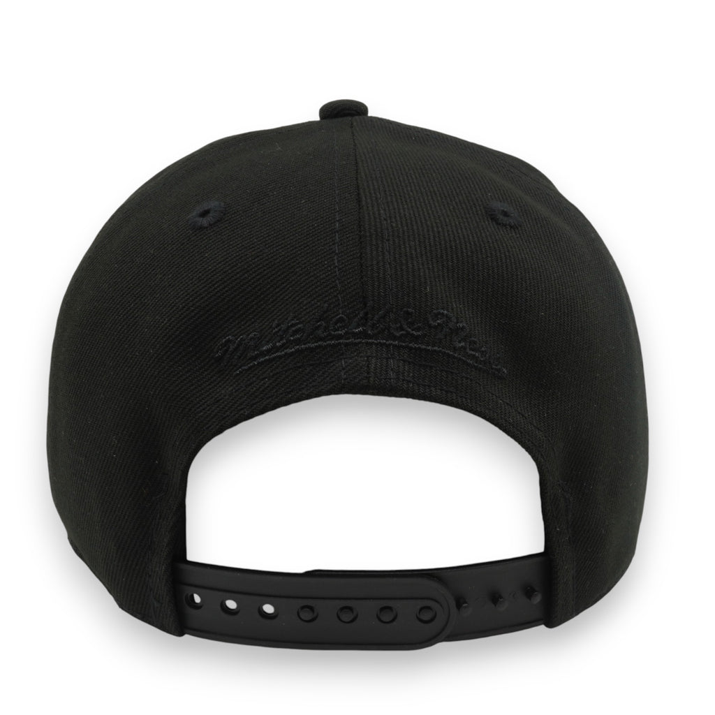 MENS MITCHELL & NESS MLB RAISED UP PRO PINCH SNAPBACK METS - BLACK