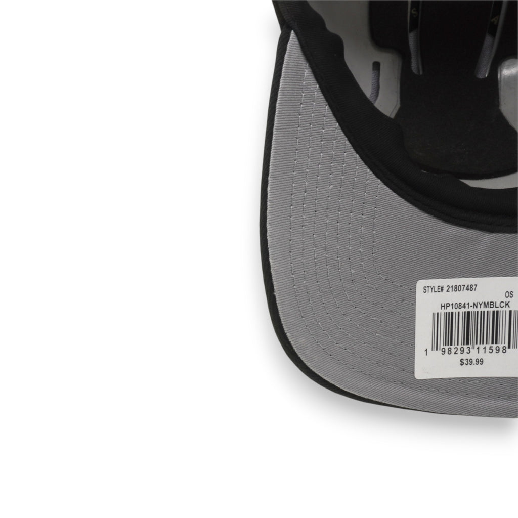 MENS MITCHELL & NESS MLB RAISED UP PRO PINCH SNAPBACK METS - BLACK