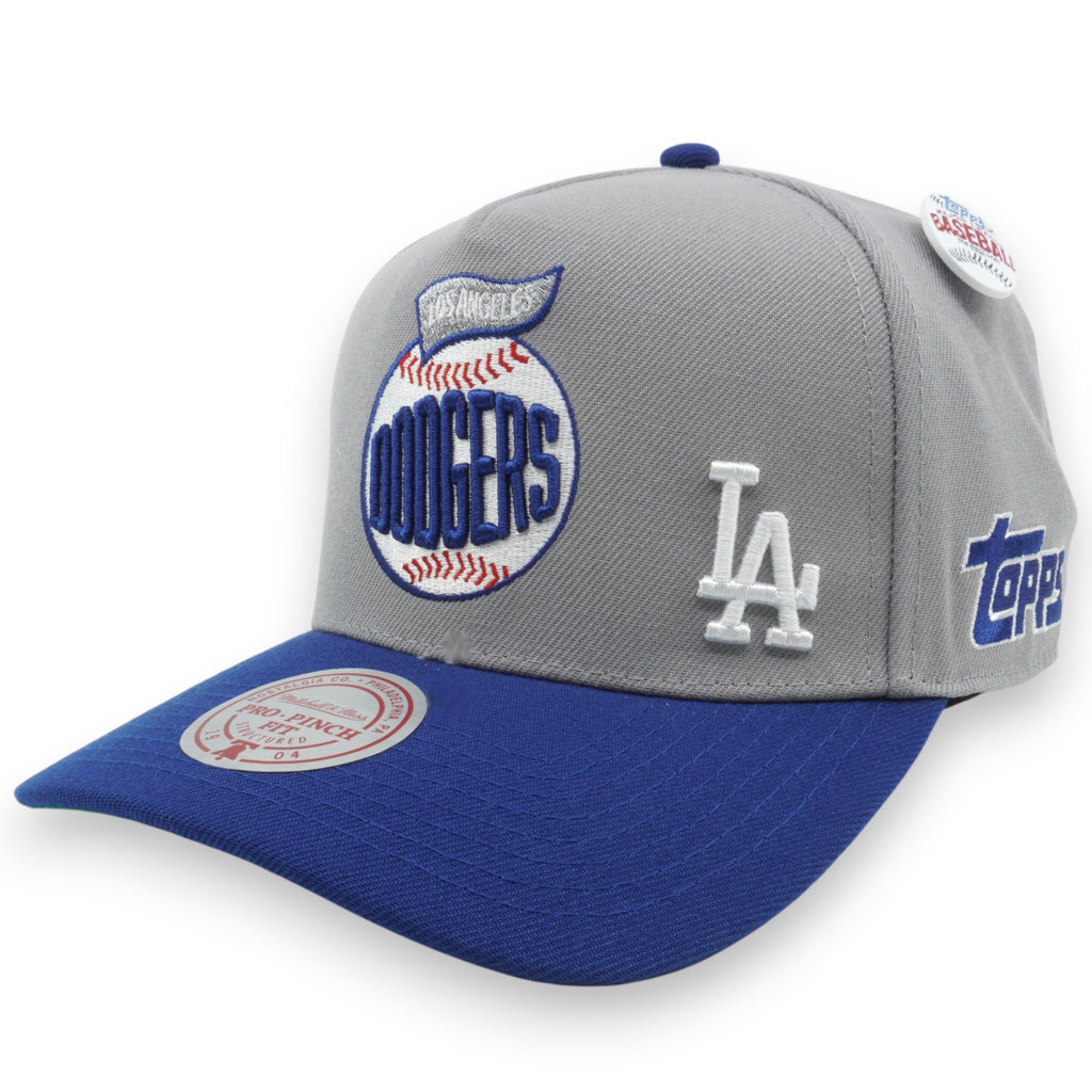 MENS MITCHELL & NESS MLB TEAM BALL PRO SNAPBACK DODGERS - GREY