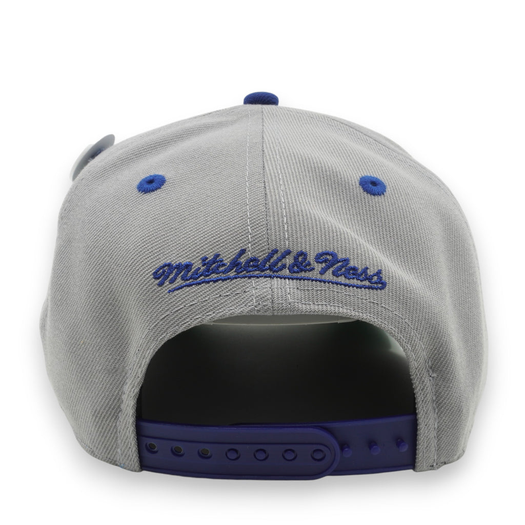 MENS MITCHELL & NESS MLB TEAM BALL PRO SNAPBACK DODGERS - GREY