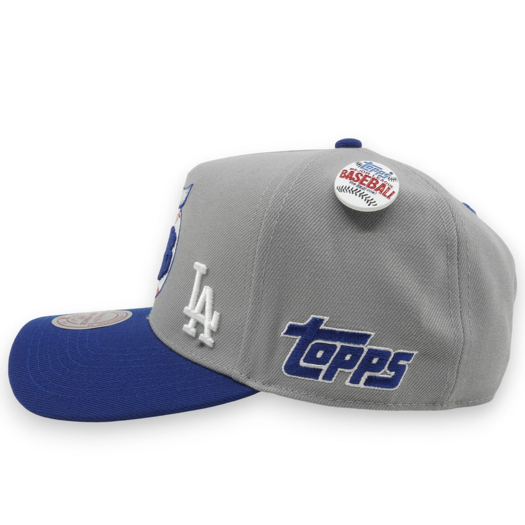 MENS MITCHELL & NESS MLB TEAM BALL PRO SNAPBACK DODGERS - GREY