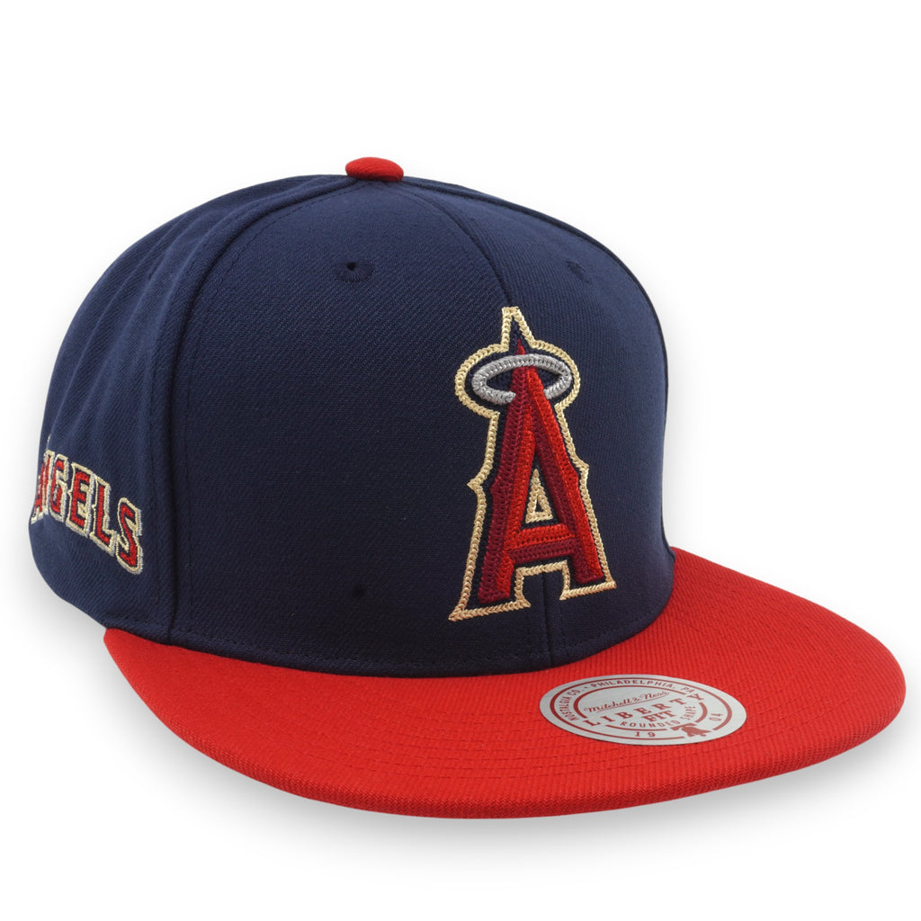 MENS MITCHELL & NESS MLB JUMP OFF SNAPBACK ANGELS - NAVY