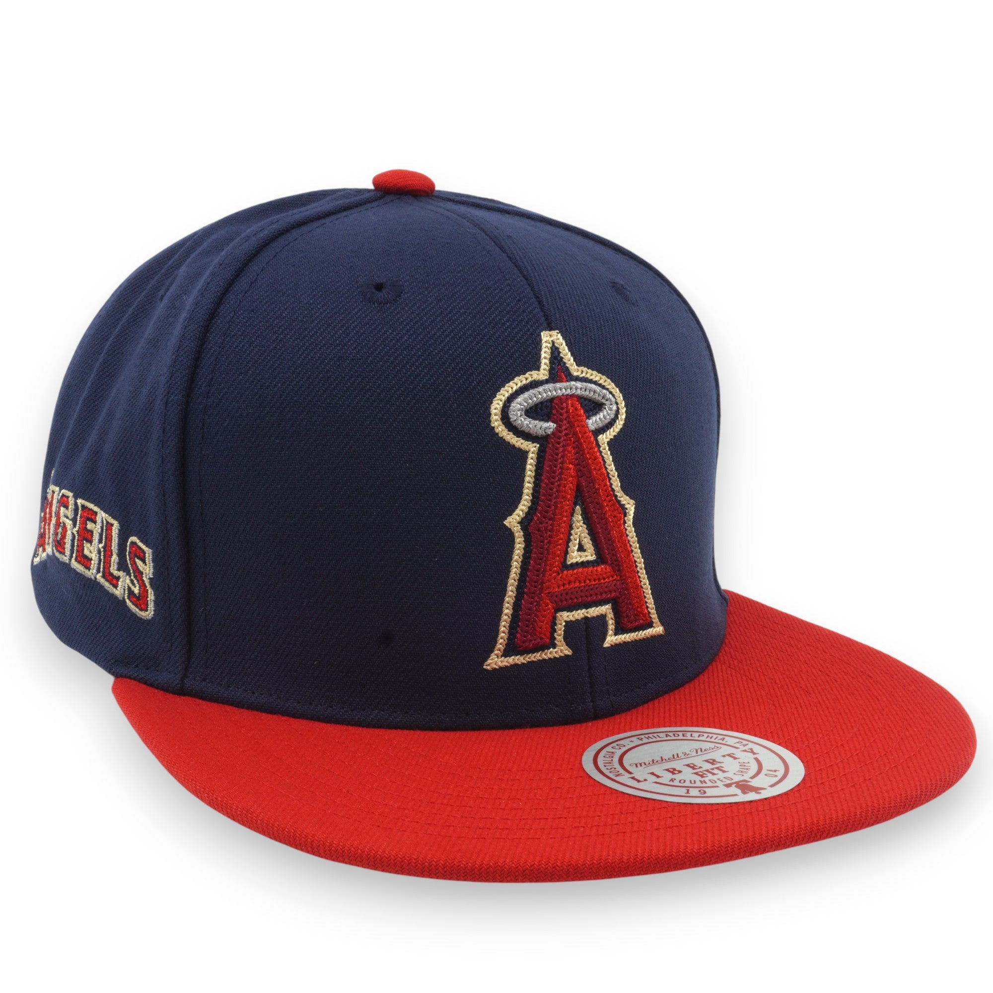 MENS MITCHELL & NESS MLB JUMP OFF SNAPBACK ANGELS - NAVY