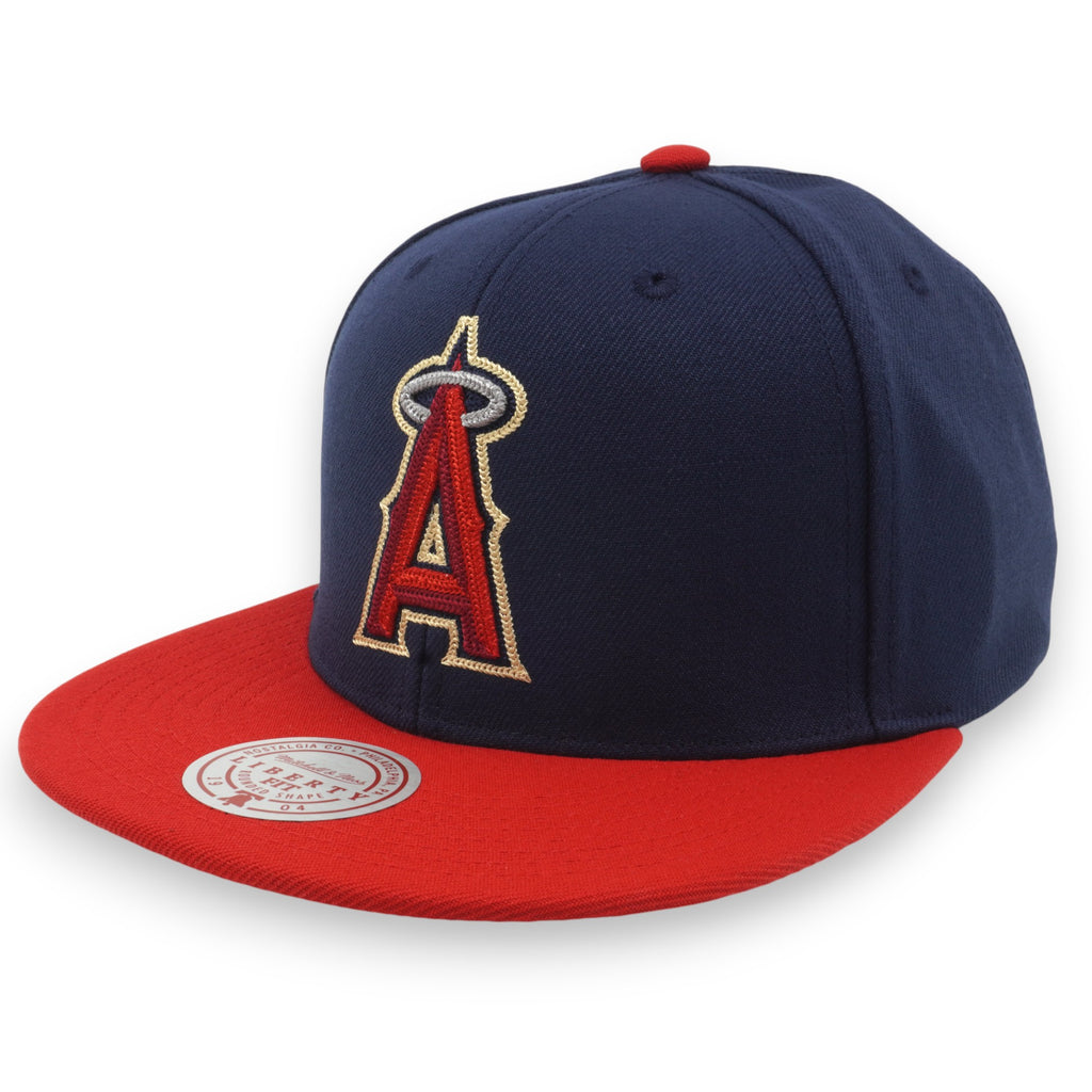 MENS MITCHELL & NESS MLB JUMP OFF SNAPBACK ANGELS - NAVY