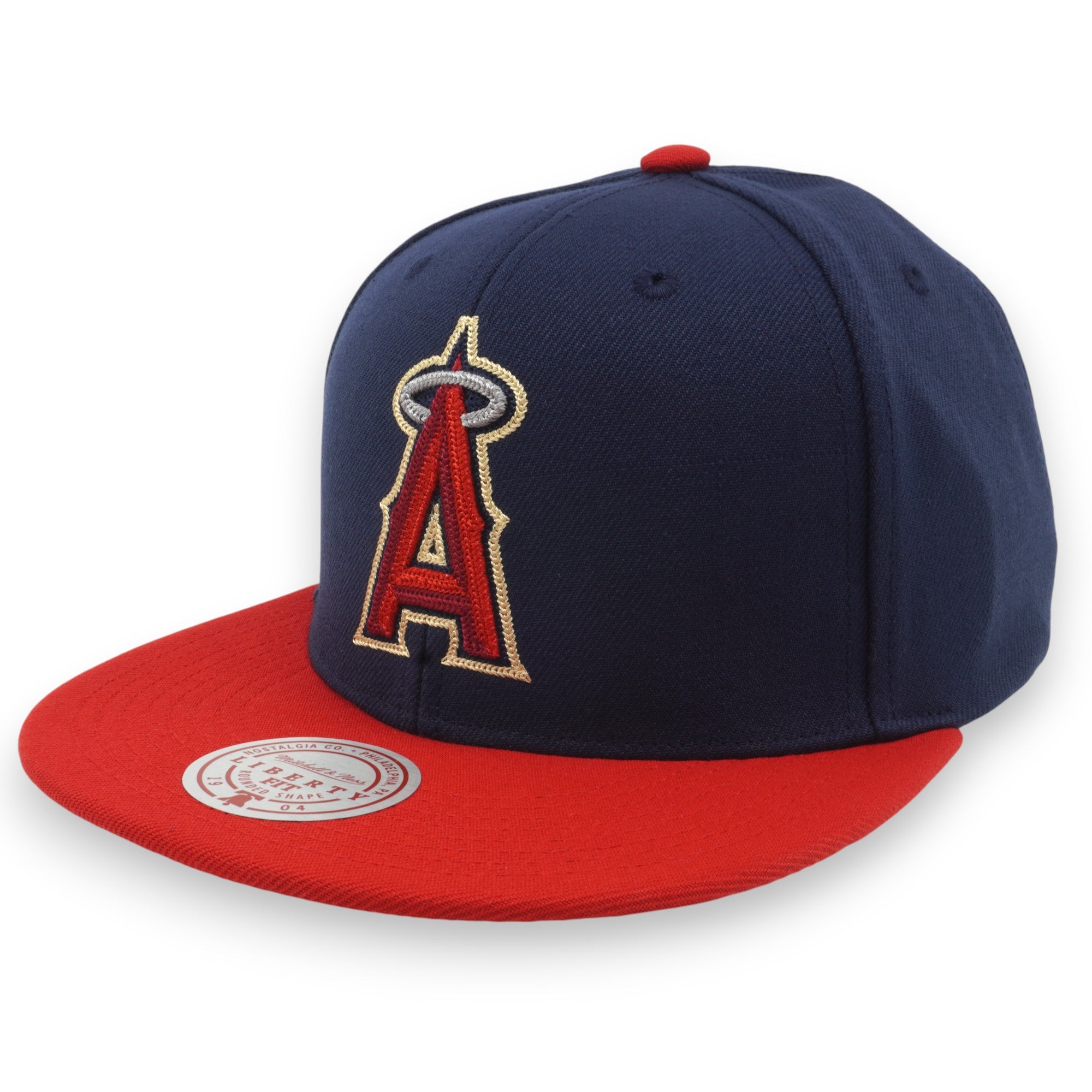 MENS MITCHELL & NESS MLB JUMP OFF SNAPBACK ANGELS - NAVY