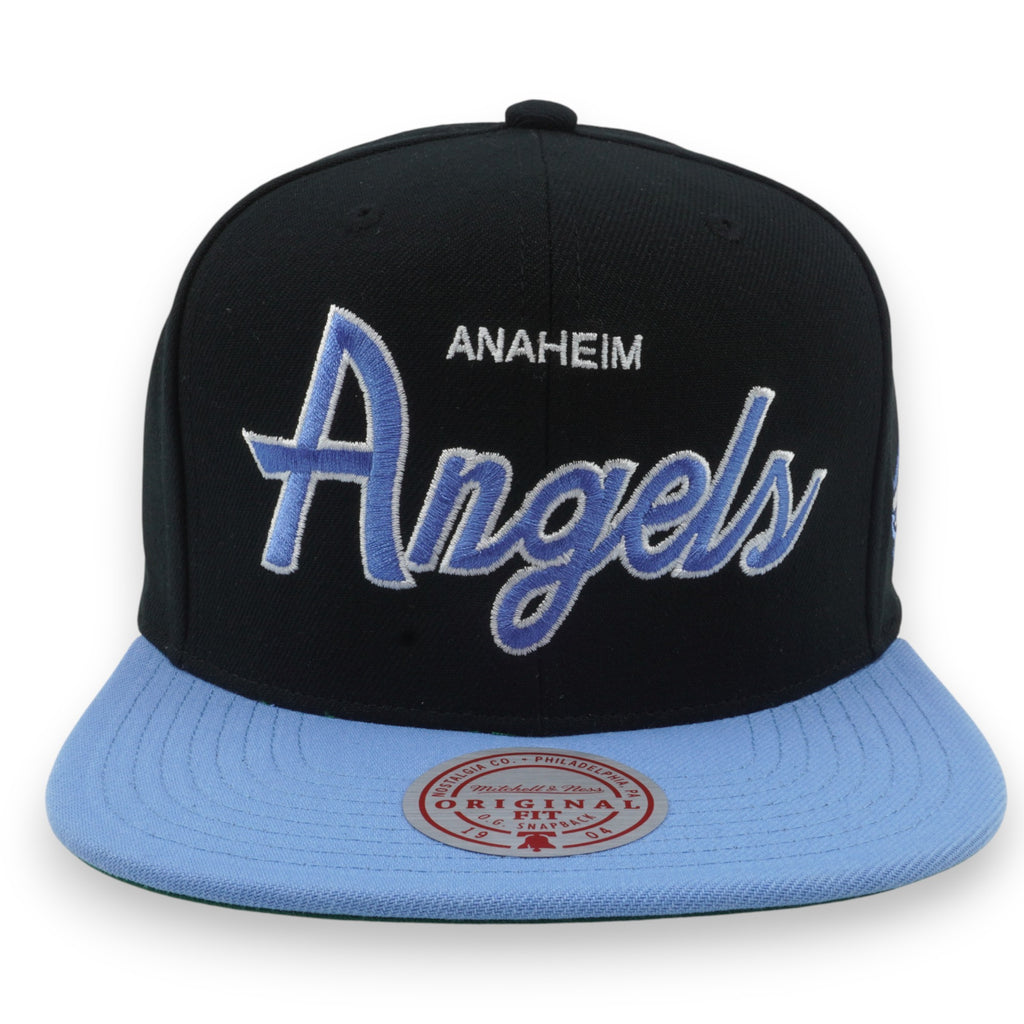 MENS MITCHELL & NESS MLB EVERGREEN SCRIPT SNAPBACK COOP ANGELS