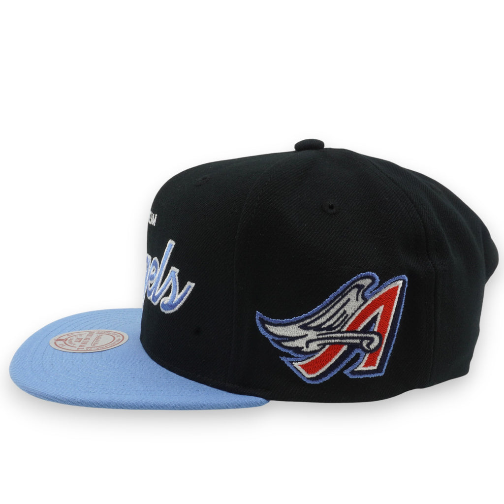 MENS MITCHELL & NESS MLB EVERGREEN SCRIPT SNAPBACK COOP ANGELS