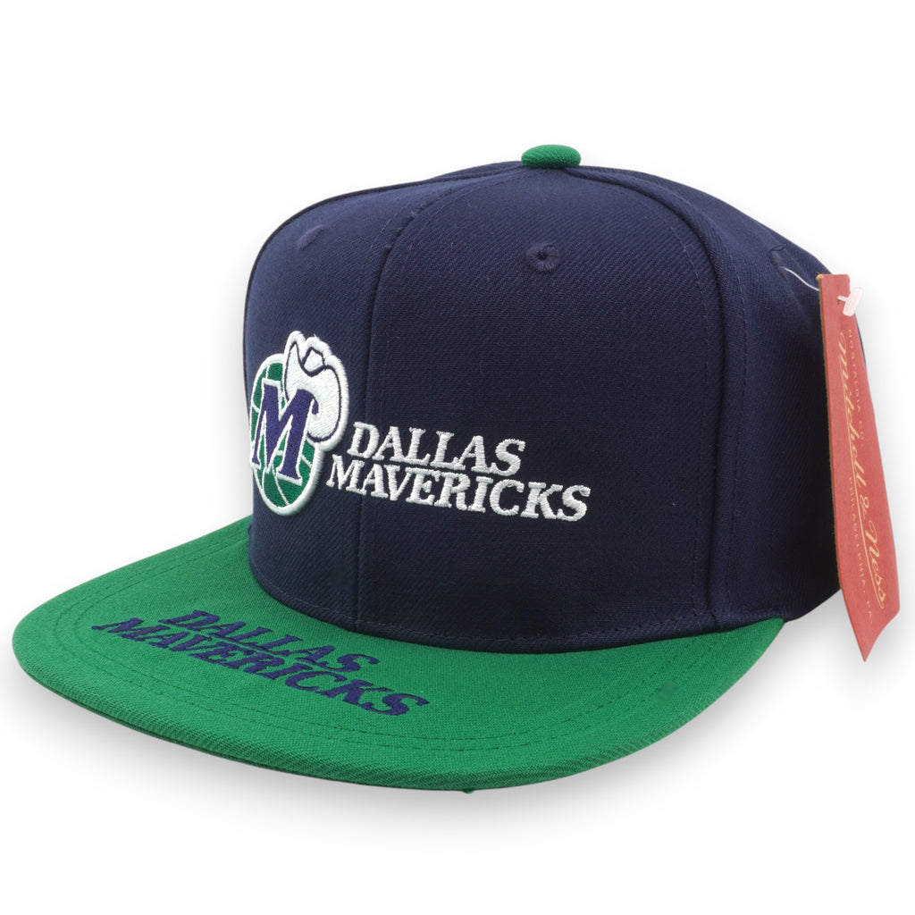 Mens Mitchell & Ness NBA LOGO BILL SNAPBACK HWC MAVERICKS