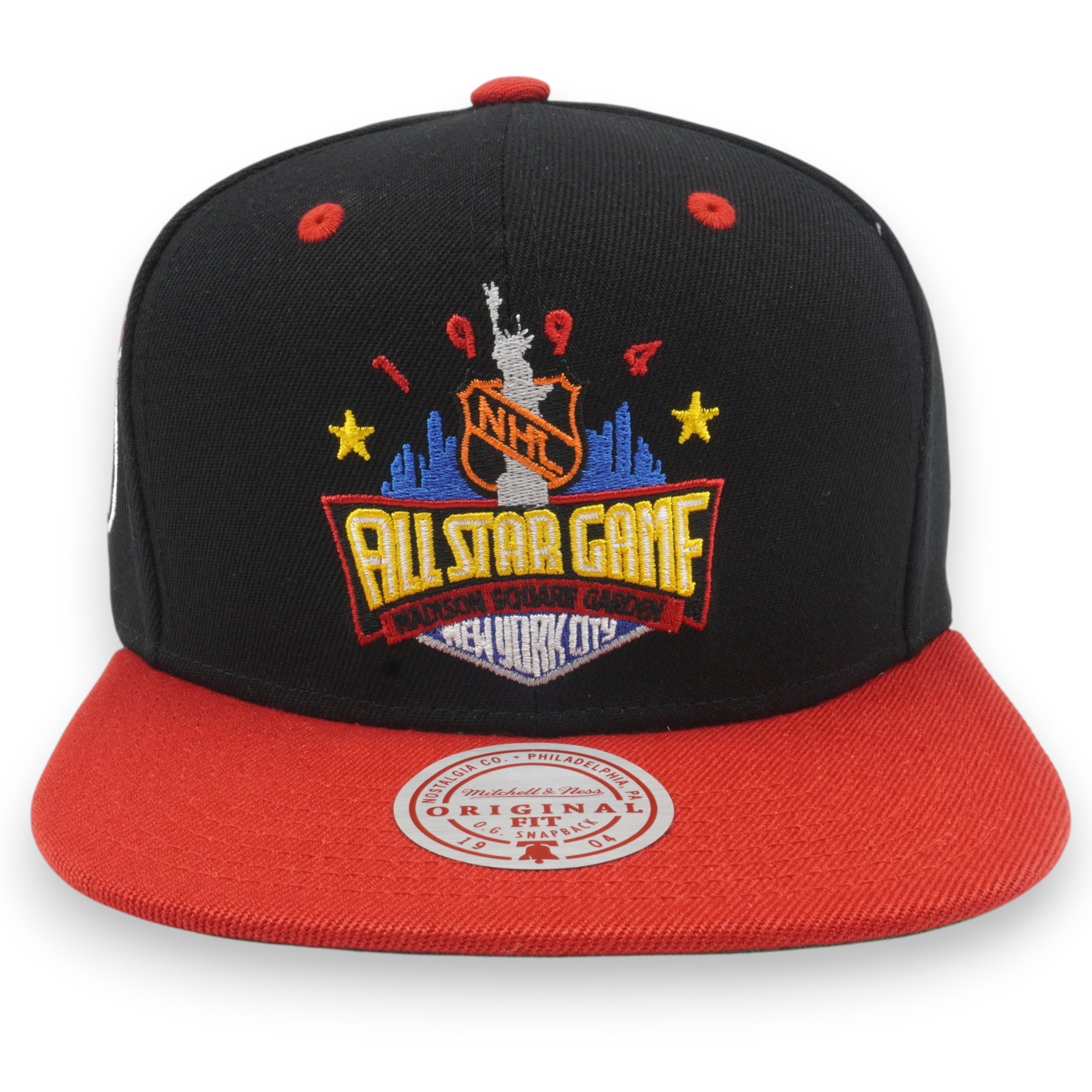 MENS MITCHELL & NESS NHL 1994 ALL-STAR SNAPBACK DEVILS - BLACK