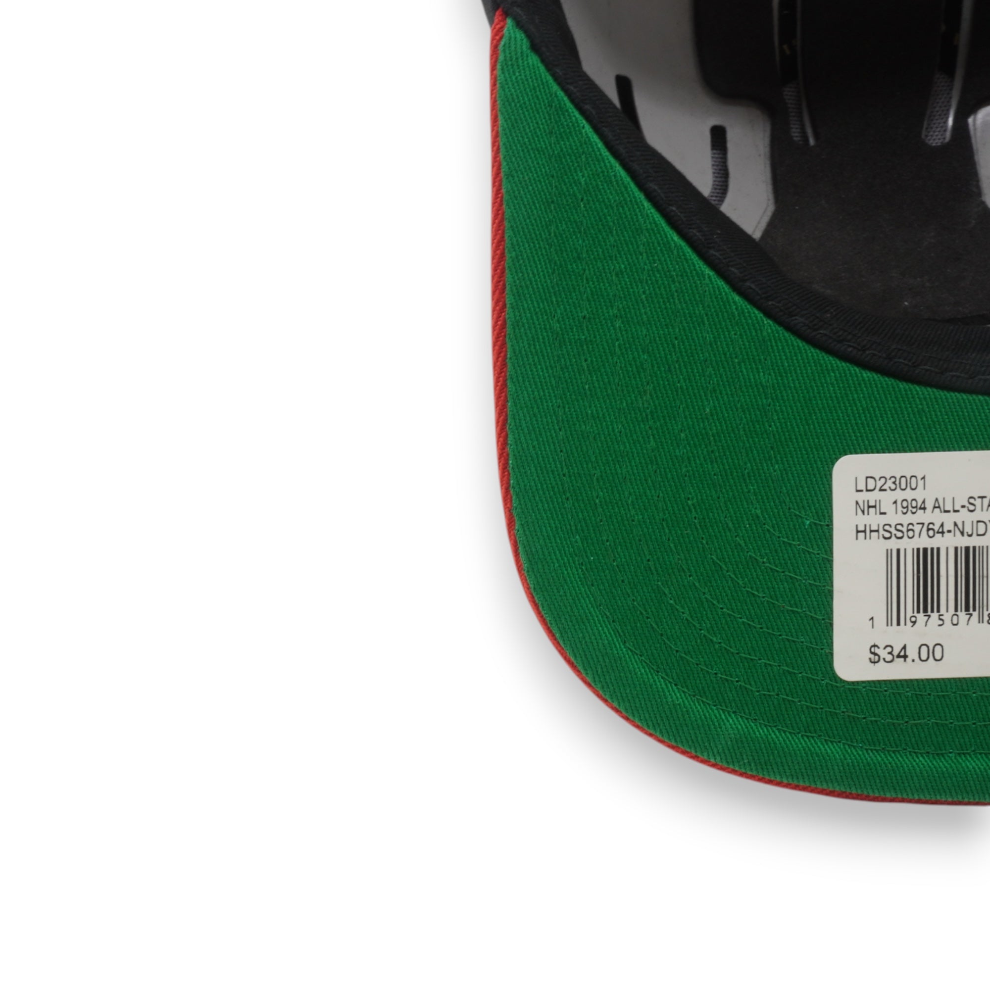 MENS MITCHELL & NESS NHL 1994 ALL-STAR SNAPBACK DEVILS - BLACK