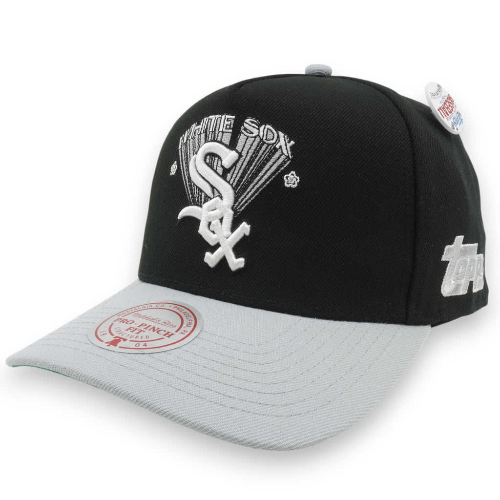 MENS MITCHELL & NESS MLB TEAM STAR PRO SNAPBACK WHITE SOX - BLACK