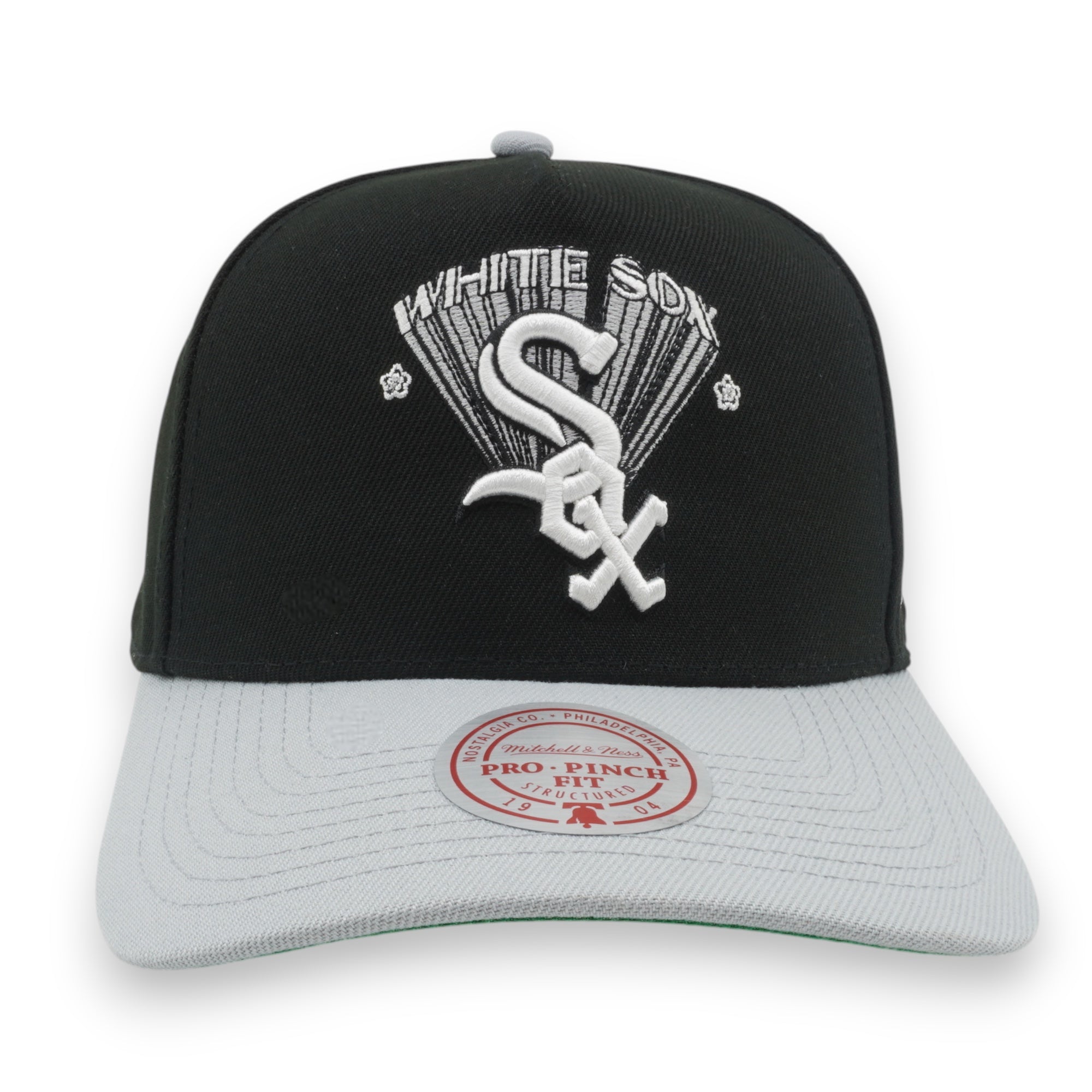 MENS MITCHELL & NESS MLB TEAM STAR PRO SNAPBACK WHITE SOX - BLACK