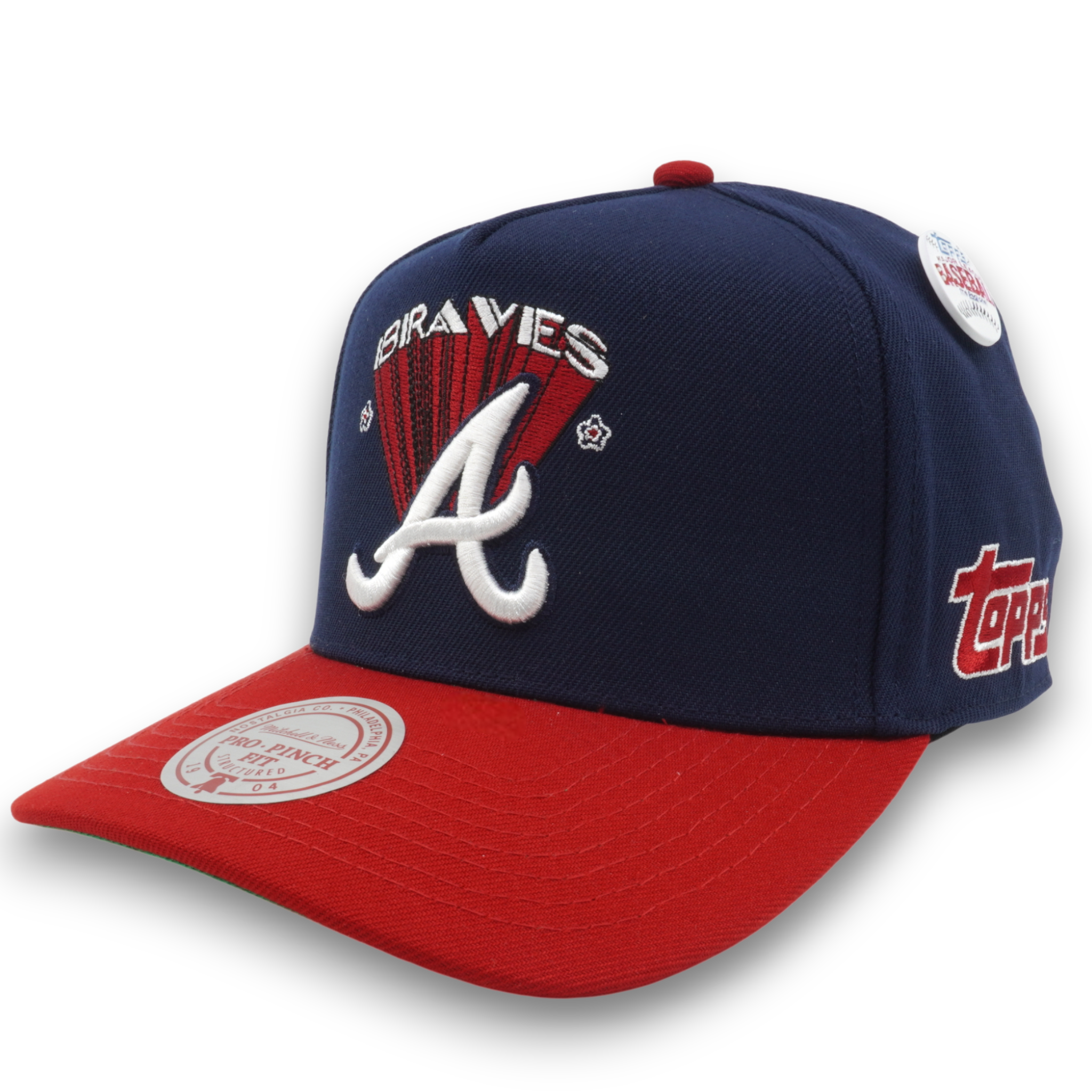 MENS MITCHELL & NESS MLB TEAM STAR PRO SNAPBACK BRAVES - BLUE