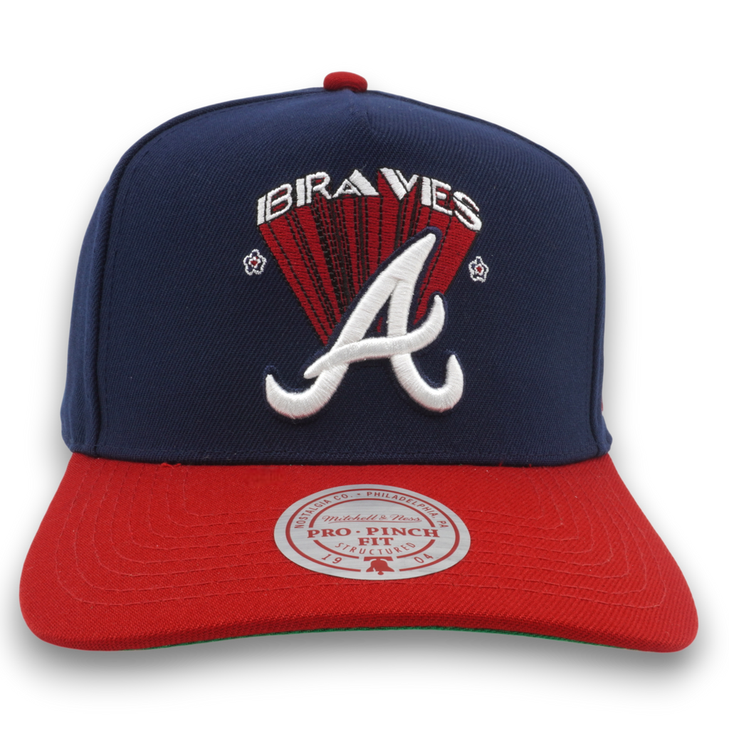 MENS MITCHELL & NESS MLB TEAM STAR PRO SNAPBACK BRAVES - BLUE
