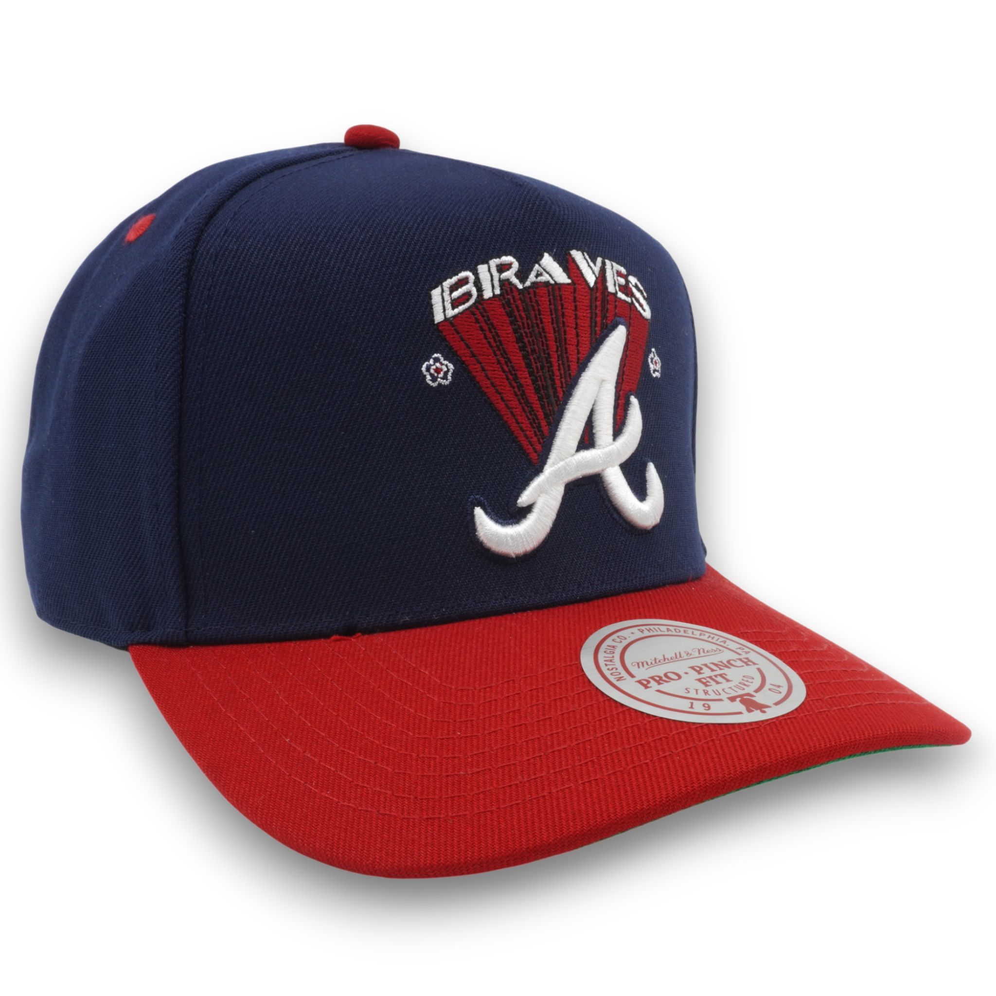 MENS MITCHELL & NESS MLB TEAM STAR PRO SNAPBACK BRAVES - BLUE