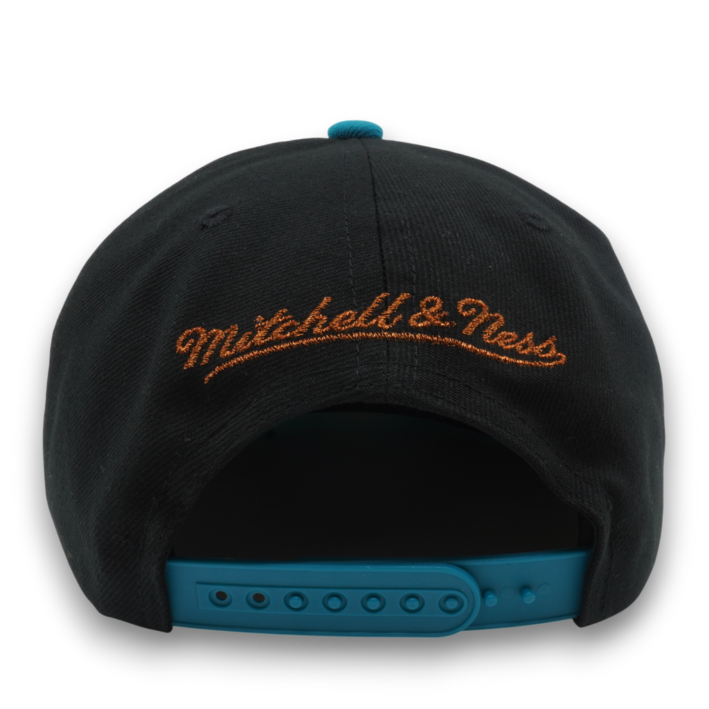 MENS MITCHELL & NESS NBA MAKE CENTS SNAPBACK HWC SUNS - BLACK-TEAL