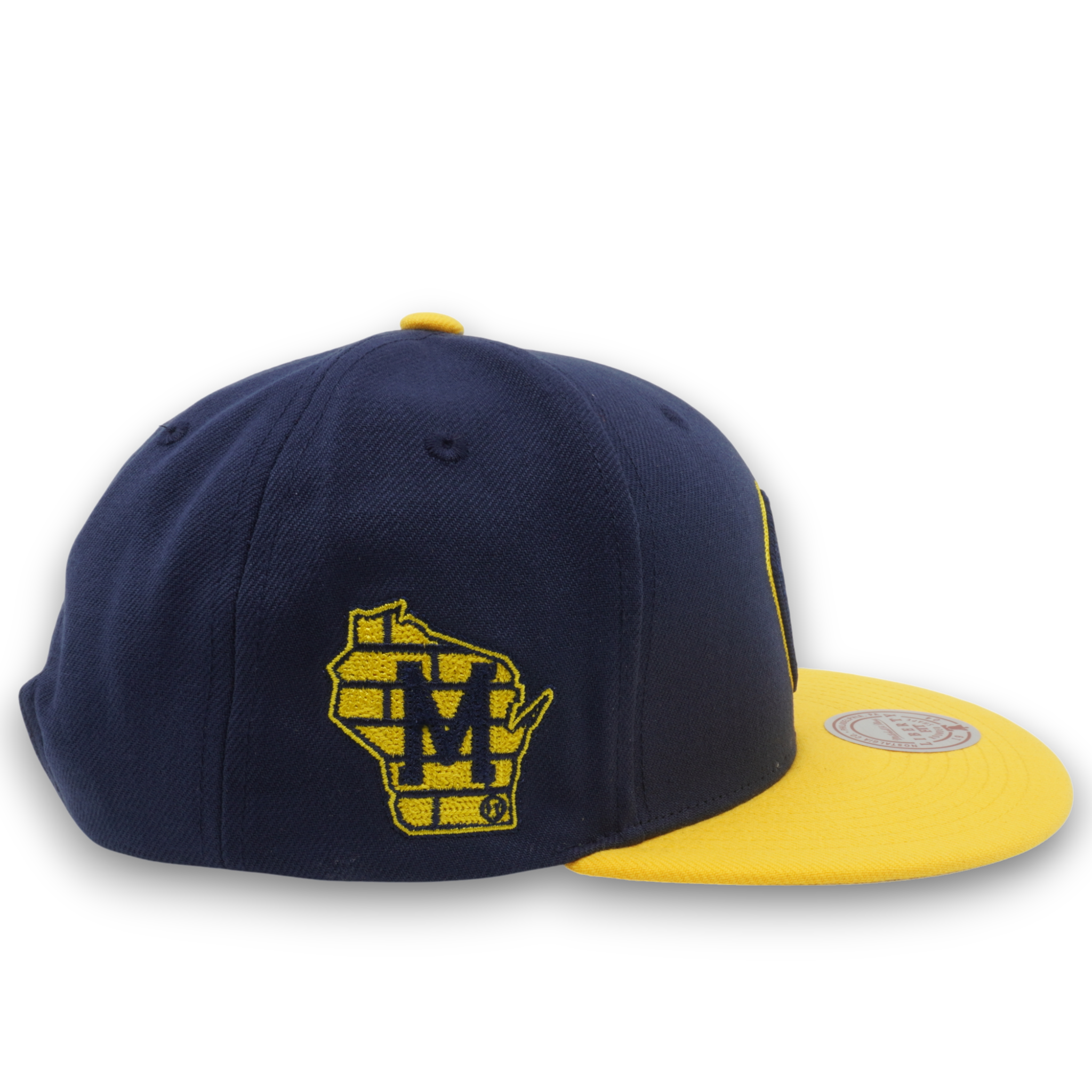 MENS MITCHELL & NESS MLB JUMP OFF SNAPBACK BREWERS - BLUE