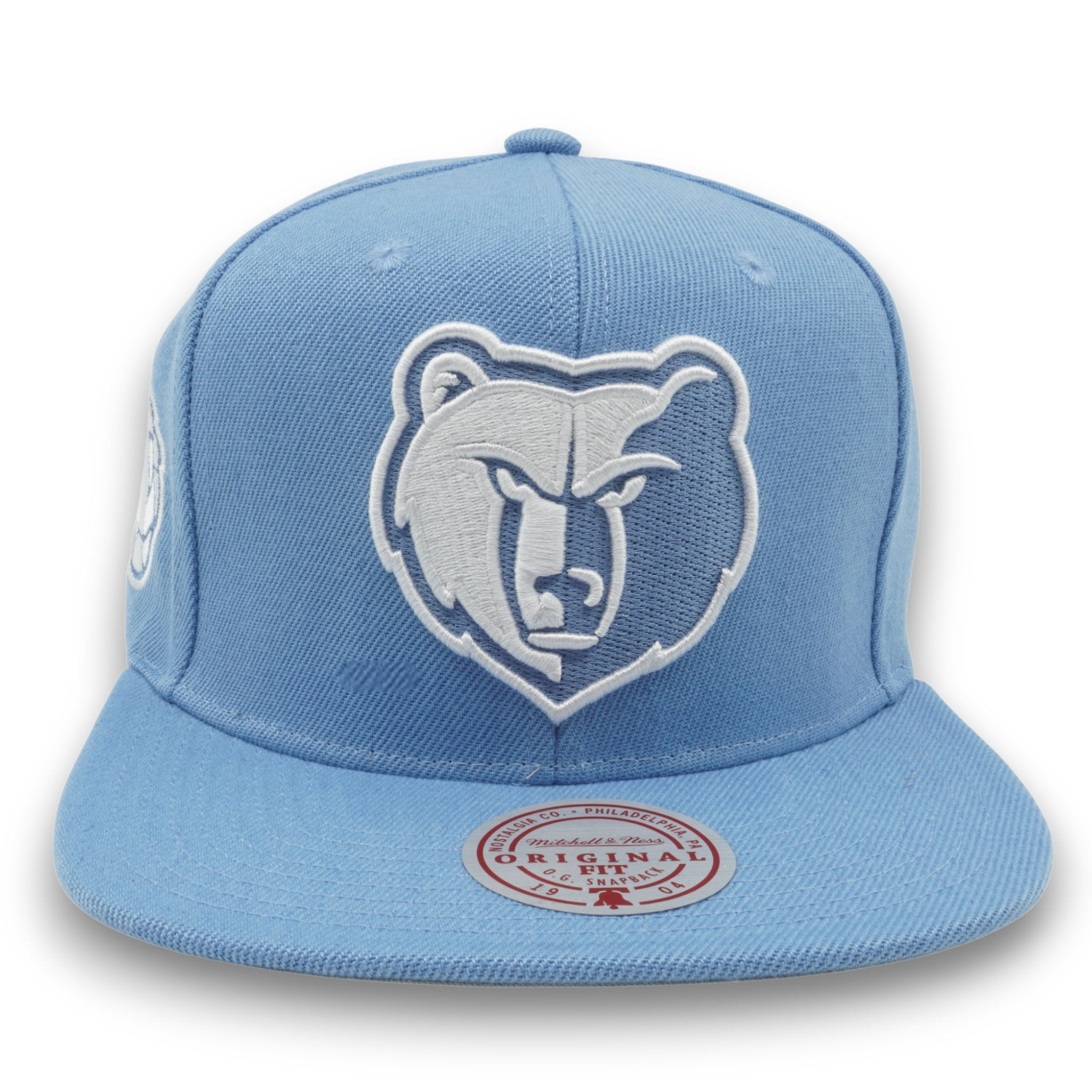 MENS MITCHELL & NESS NBA BACK TO BASICS SNAPBACK GRIZZLIES - LIGHT BLUE