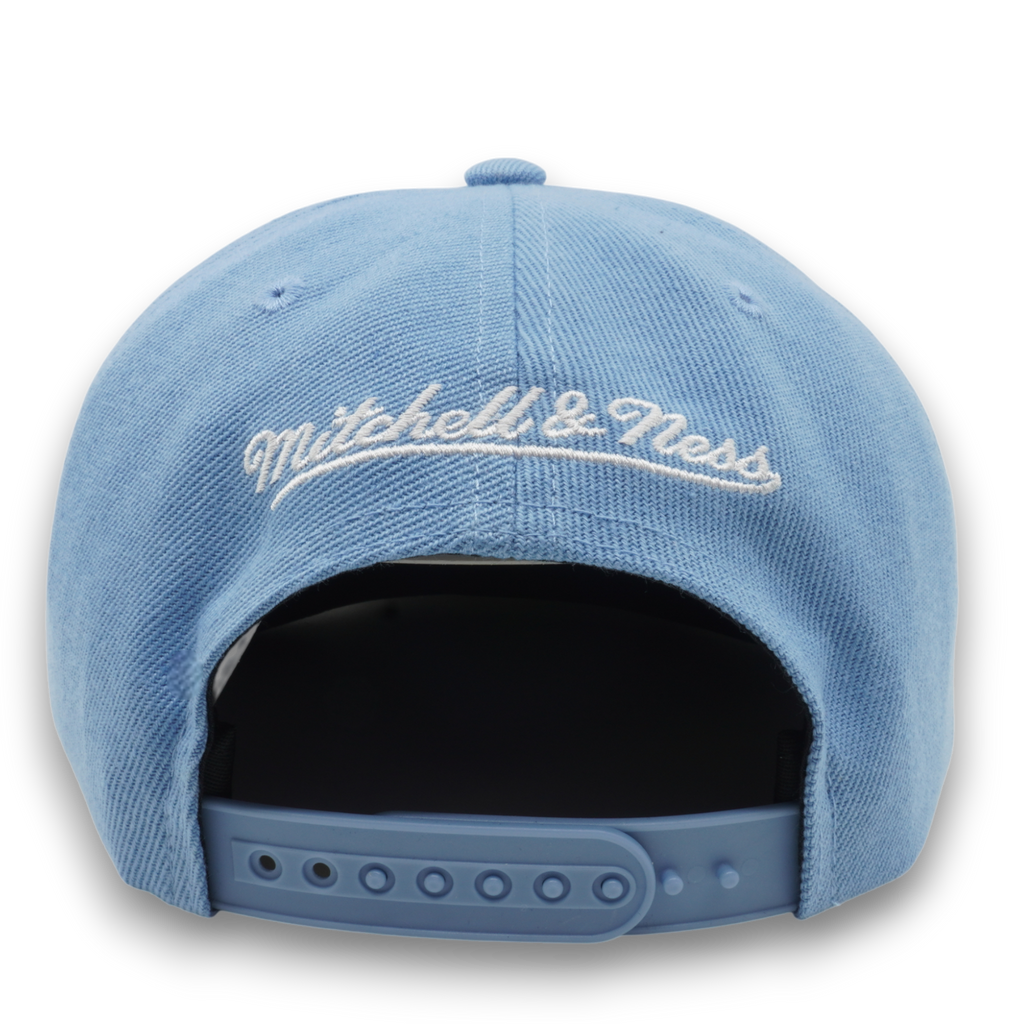 MENS MITCHELL & NESS NBA BACK TO BASICS SNAPBACK GRIZZLIES - LIGHT BLUE