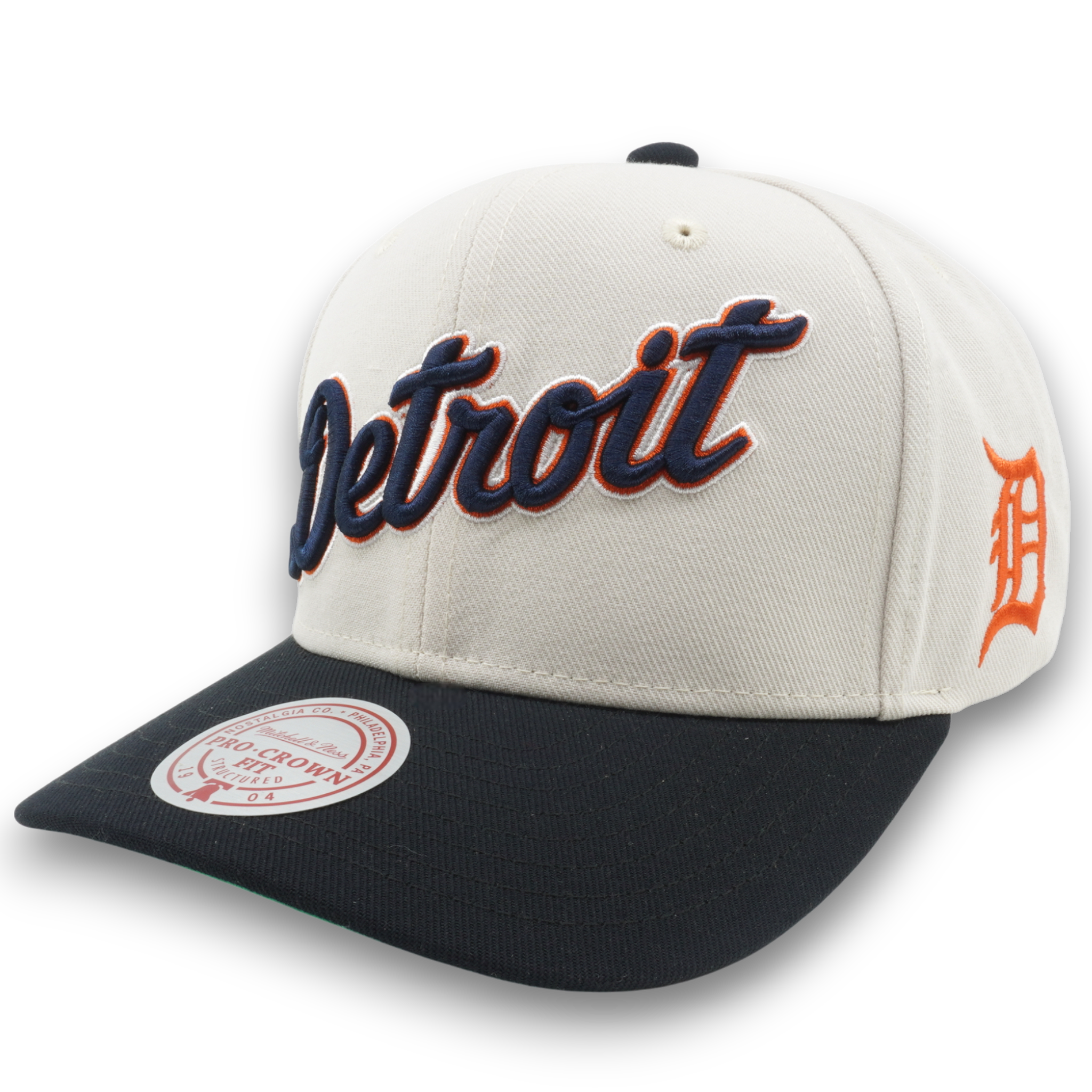 [HP11516-DTIOFWH] MENS MITCHELL & NESS MLB OFF WORD PRO SNAPBACK TIGERS