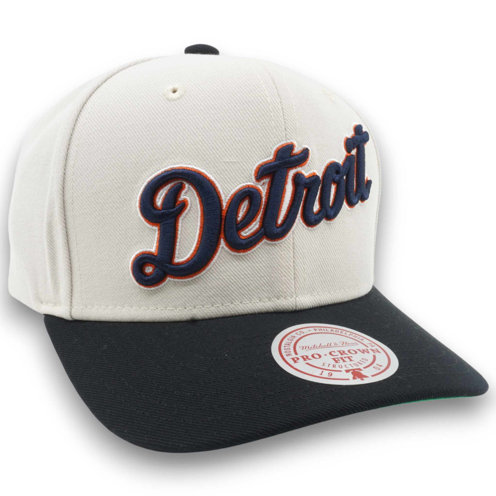 [HP11516-DTIOFWH] MENS MITCHELL & NESS MLB OFF WORD PRO SNAPBACK TIGERS