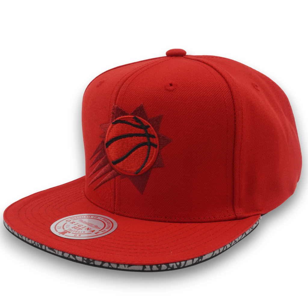 MENS MITCHELL & NESS NBA THREE COLLECTION SNAPBACK SUNS - RED