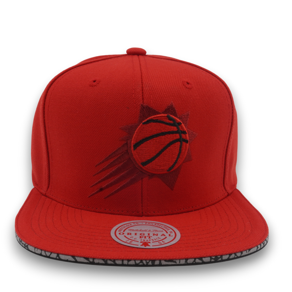 MENS MITCHELL & NESS NBA THREE COLLECTION SNAPBACK SUNS - RED