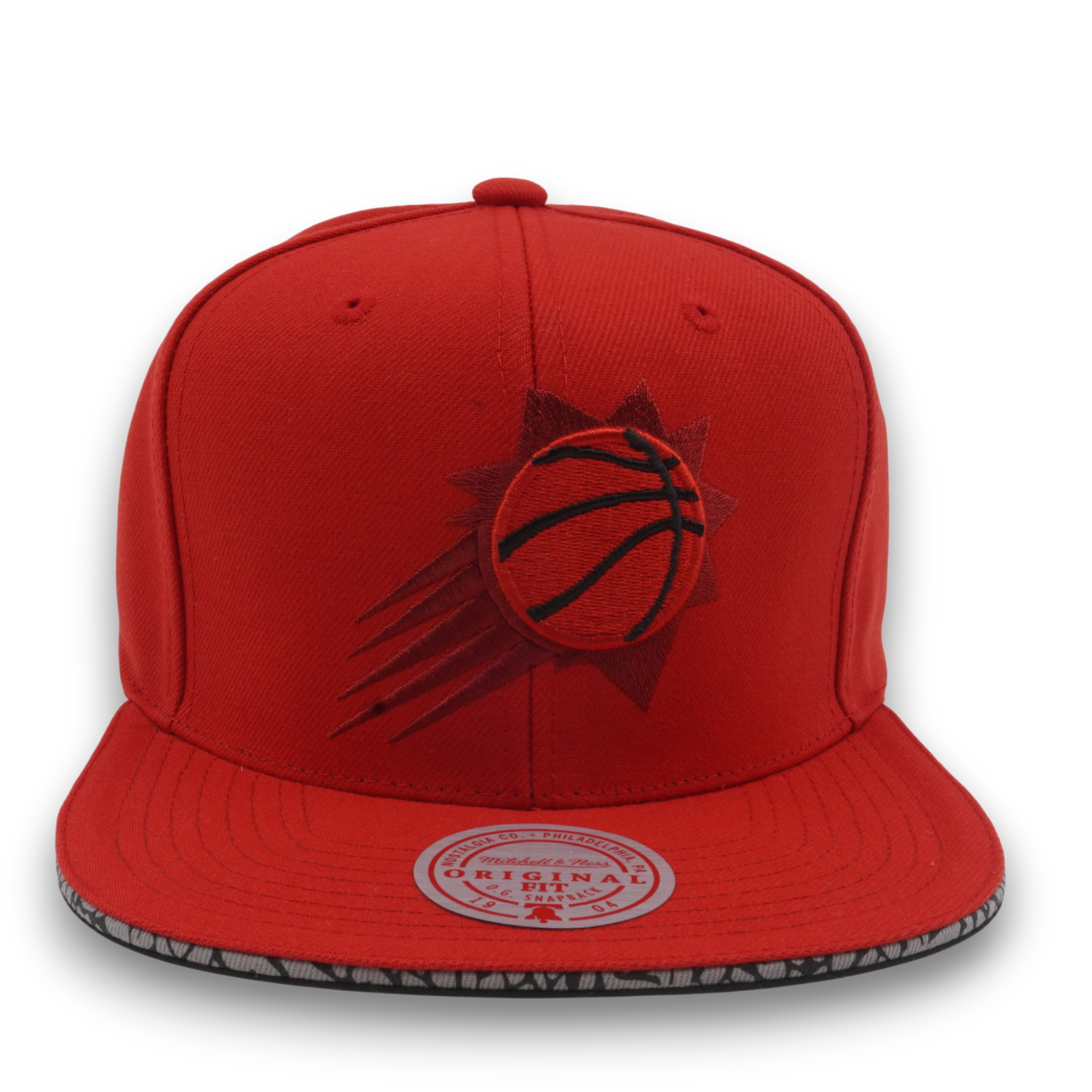 MENS MITCHELL & NESS NBA THREE COLLECTION SNAPBACK SUNS - RED