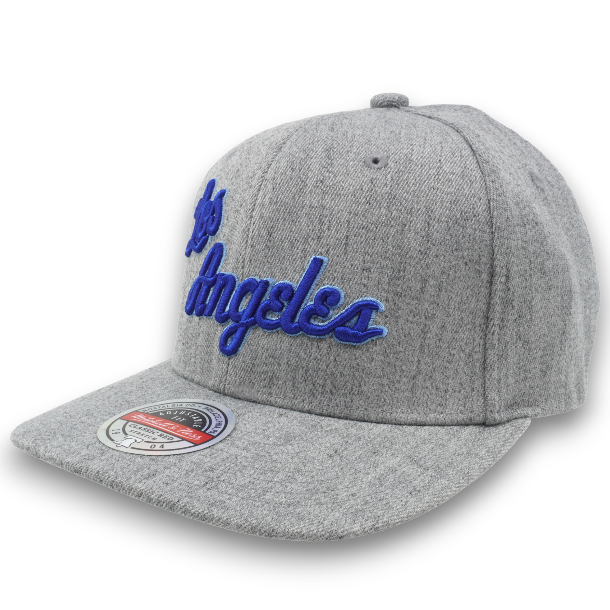 MENS MITCHELL & NESS NBA TEAM HEATHER 2.0 SNAPBACK HWC LAKERS - GREY HEATHER