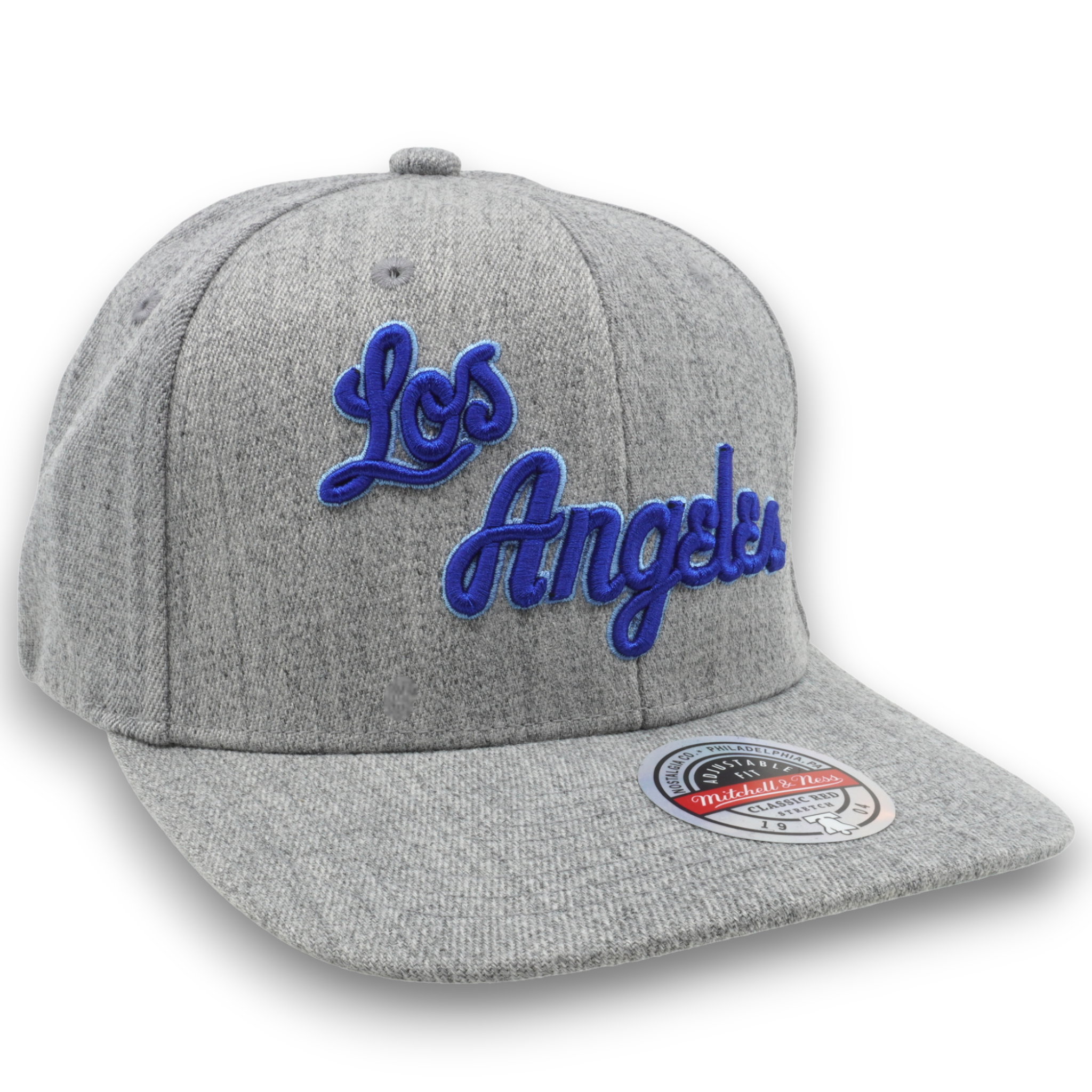 MENS MITCHELL & NESS NBA TEAM HEATHER 2.0 SNAPBACK HWC LAKERS - GREY HEATHER