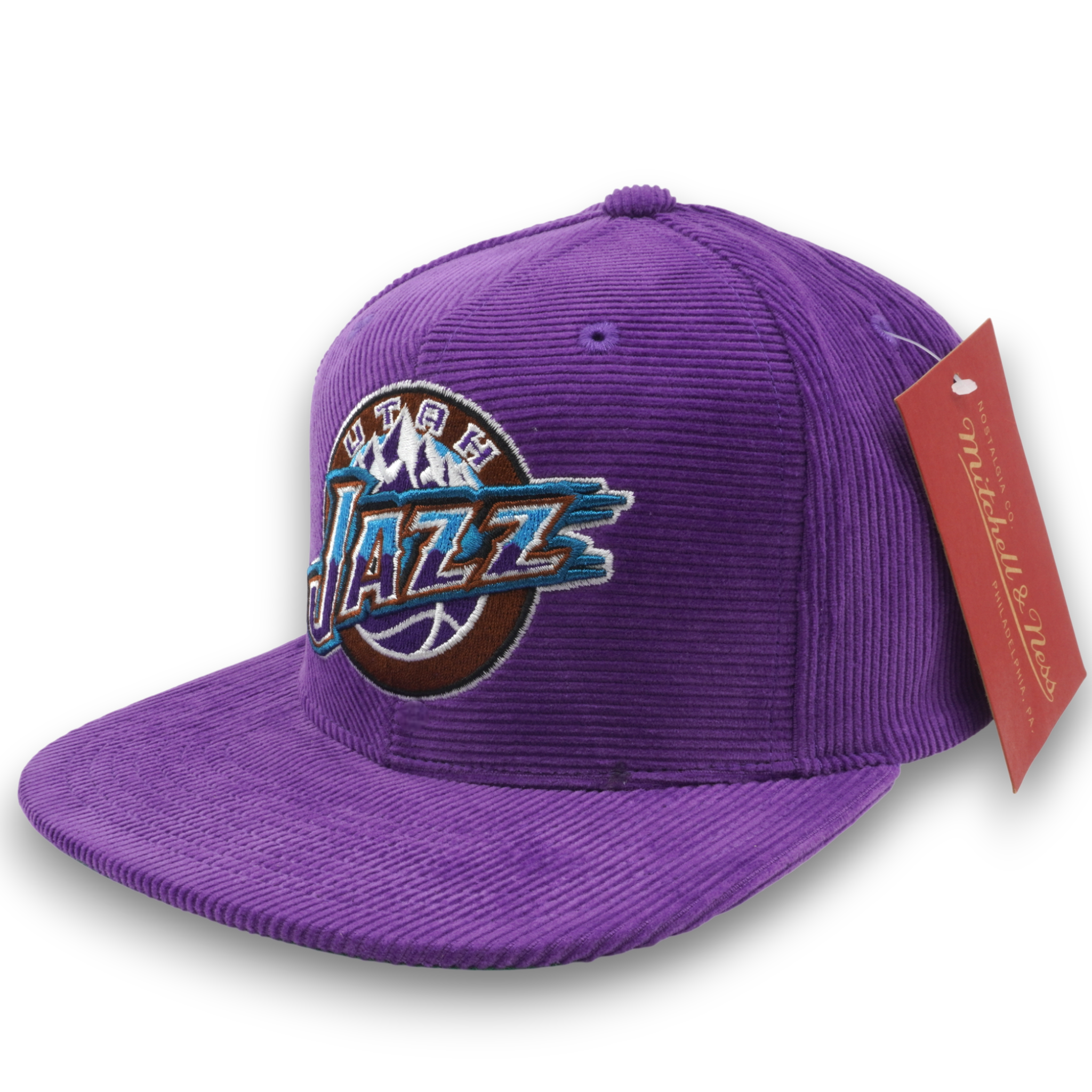 MENS MITCHELL & NESS NBA ALL DIRECTIONS SNAPBACK HWC JAZZ - PURPLE