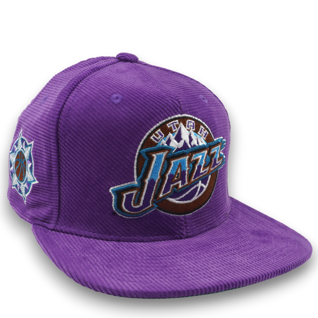 MENS MITCHELL & NESS NBA ALL DIRECTIONS SNAPBACK HWC JAZZ - PURPLE