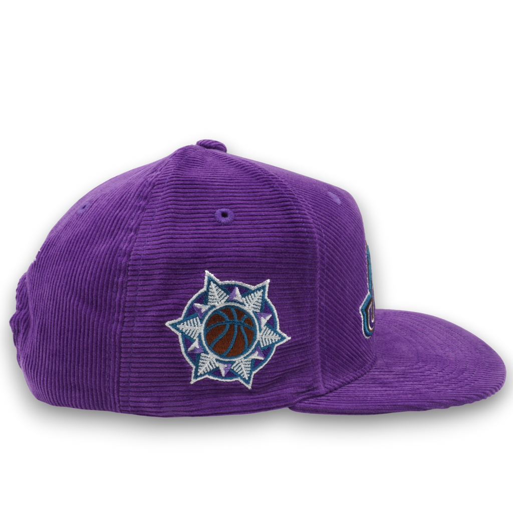 MENS MITCHELL & NESS NBA ALL DIRECTIONS SNAPBACK HWC JAZZ - PURPLE
