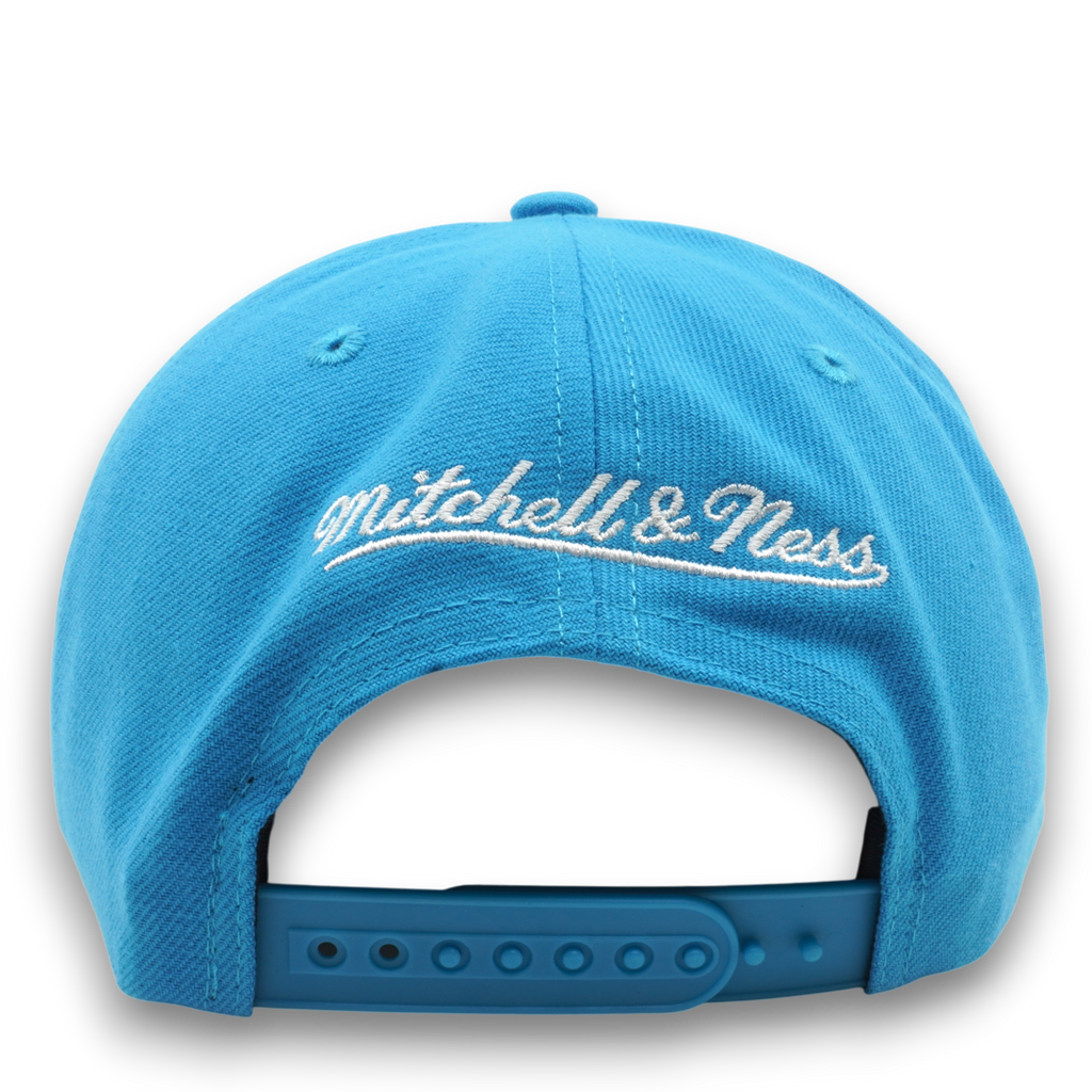 MENS MITCHELL & NESS NBA BACK TO BASICS SNAPBACK HWC JAZZ - LIGHT BLUE