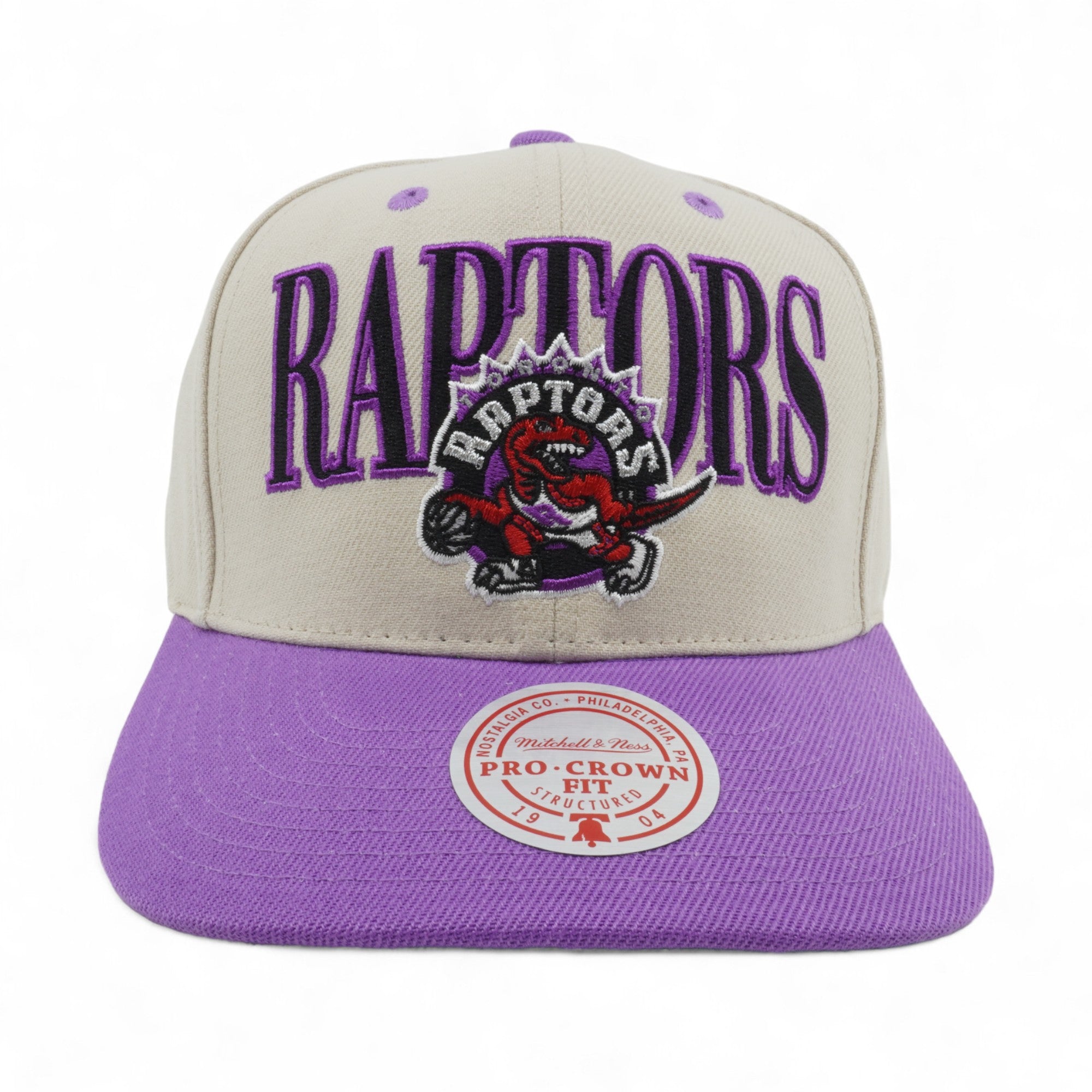 Mens MITCHELL & NESS NBA OFF WITH THE CROWN SNAPBACK HWC RAPTORS