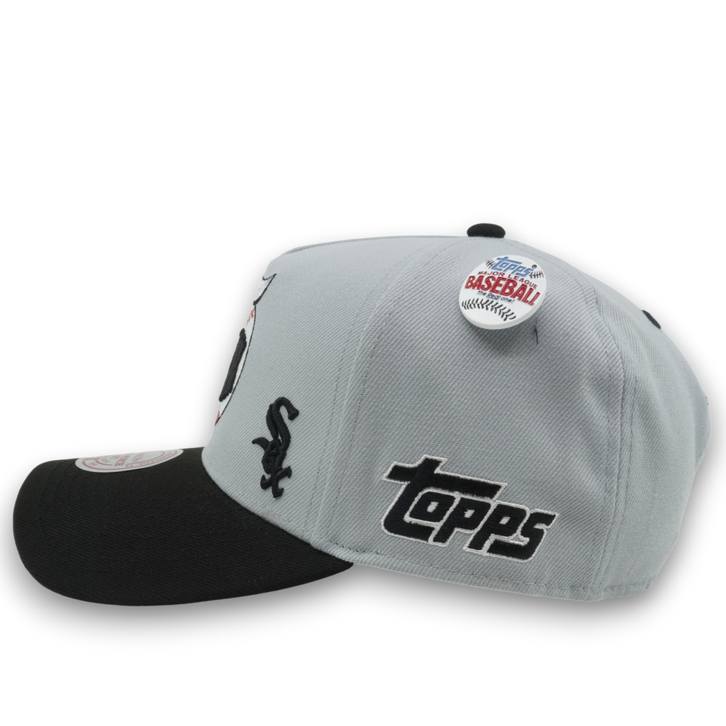 MENS MITCHELL & NESS MLB TEAM BALL PRO SNAPBACK WHITE SOX - GREY