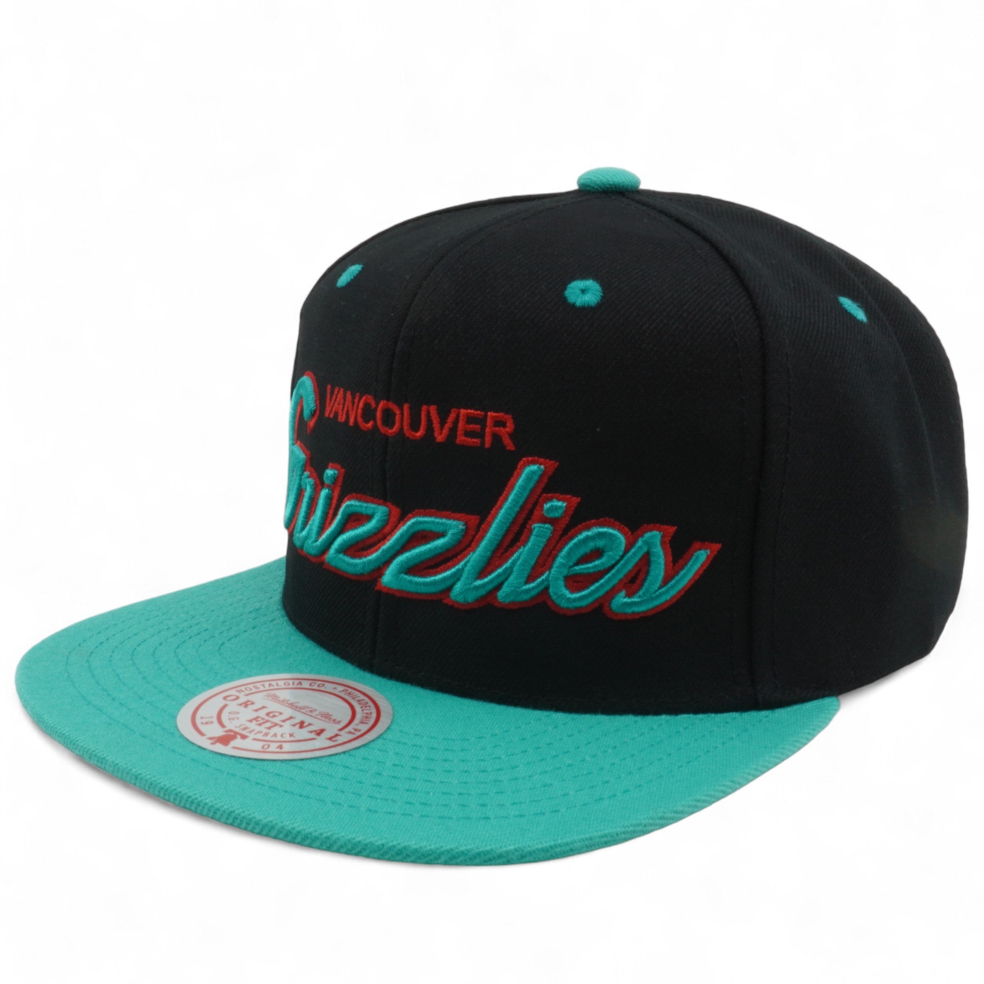 Mens MITCHELL & NESS NBA SCRIPT POP SNAPBACK GRIZZLIES