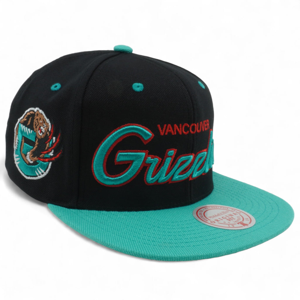 Mens MITCHELL & NESS NBA SCRIPT POP SNAPBACK GRIZZLIES