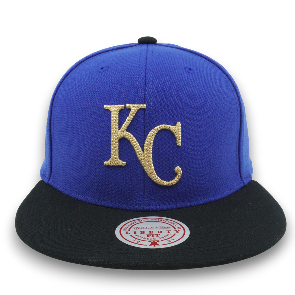 MENS MITCHELL & NESS MLB JUMP OFF SNAPBACK ROYALS - BLUE