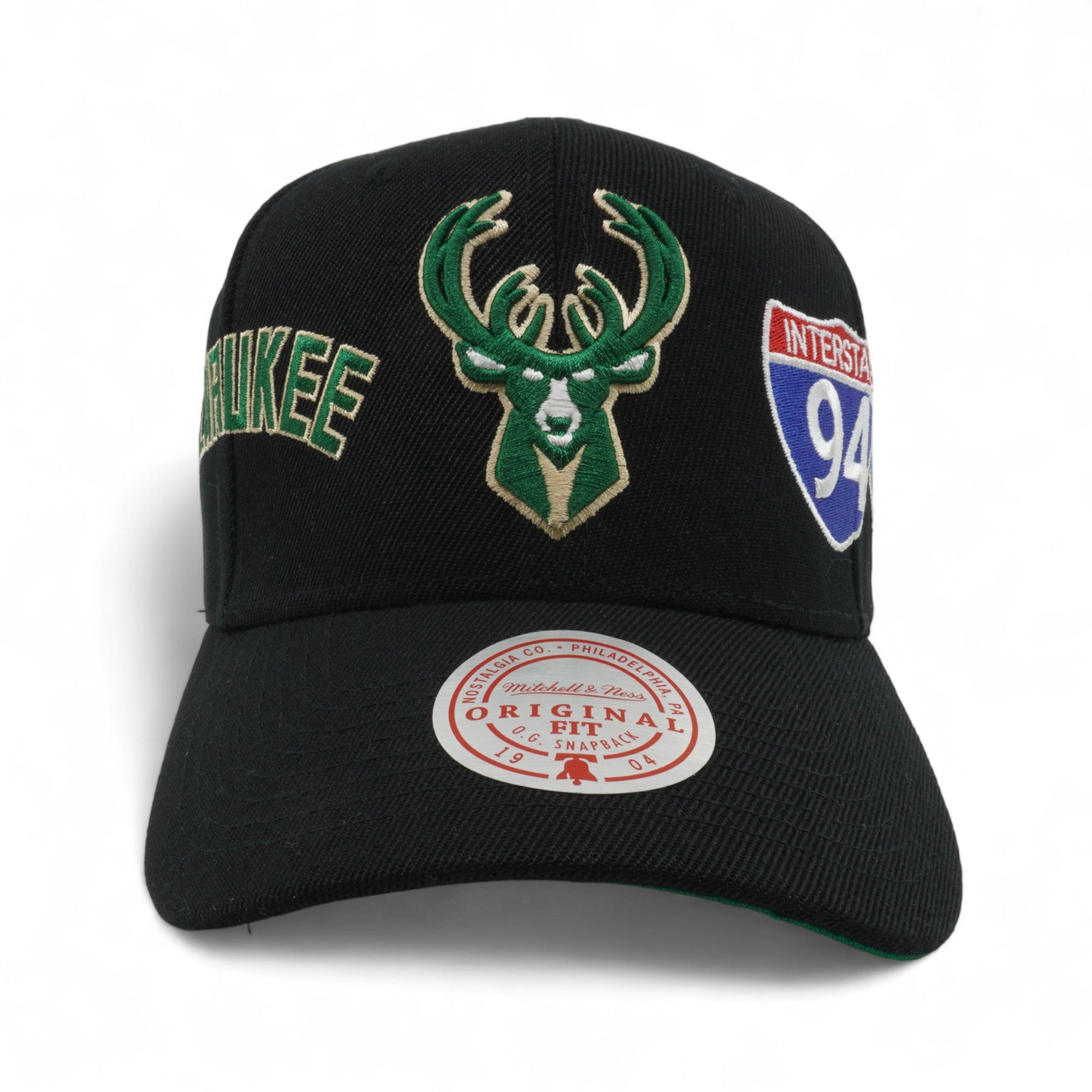 Mens MITCHELL & NESS NBA HYPER LOCAL PRO CROWN BUCKS