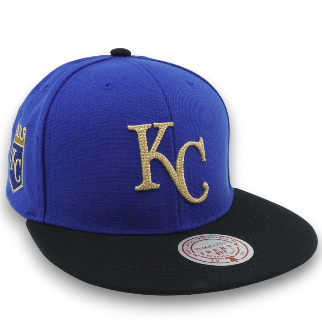 MENS MITCHELL & NESS MLB JUMP OFF SNAPBACK ROYALS - BLUE