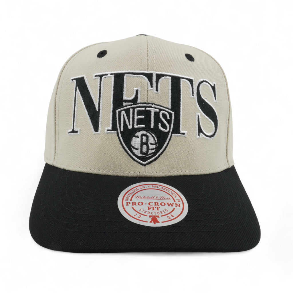 Mens MITCHELL & NESS NBA OFF WITH THE CROWN SNAPBACK NETS