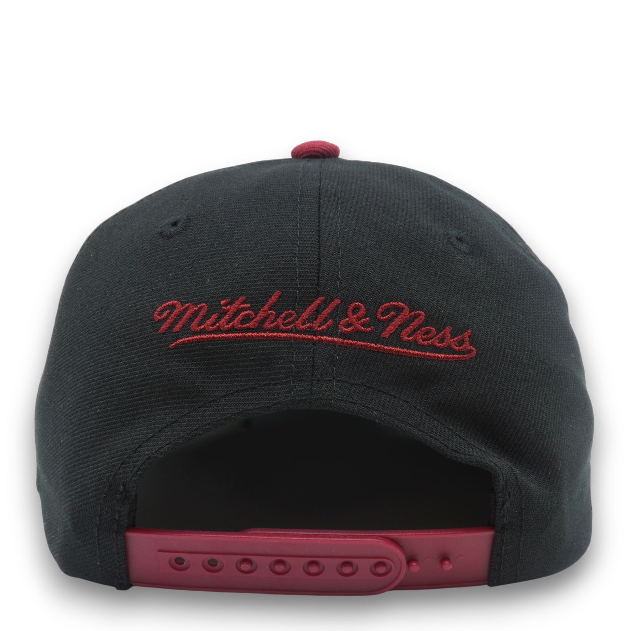 MENS MITCHELL & NESS NBA THE FINALS SNAPBACK HEAT - BLACK-RED