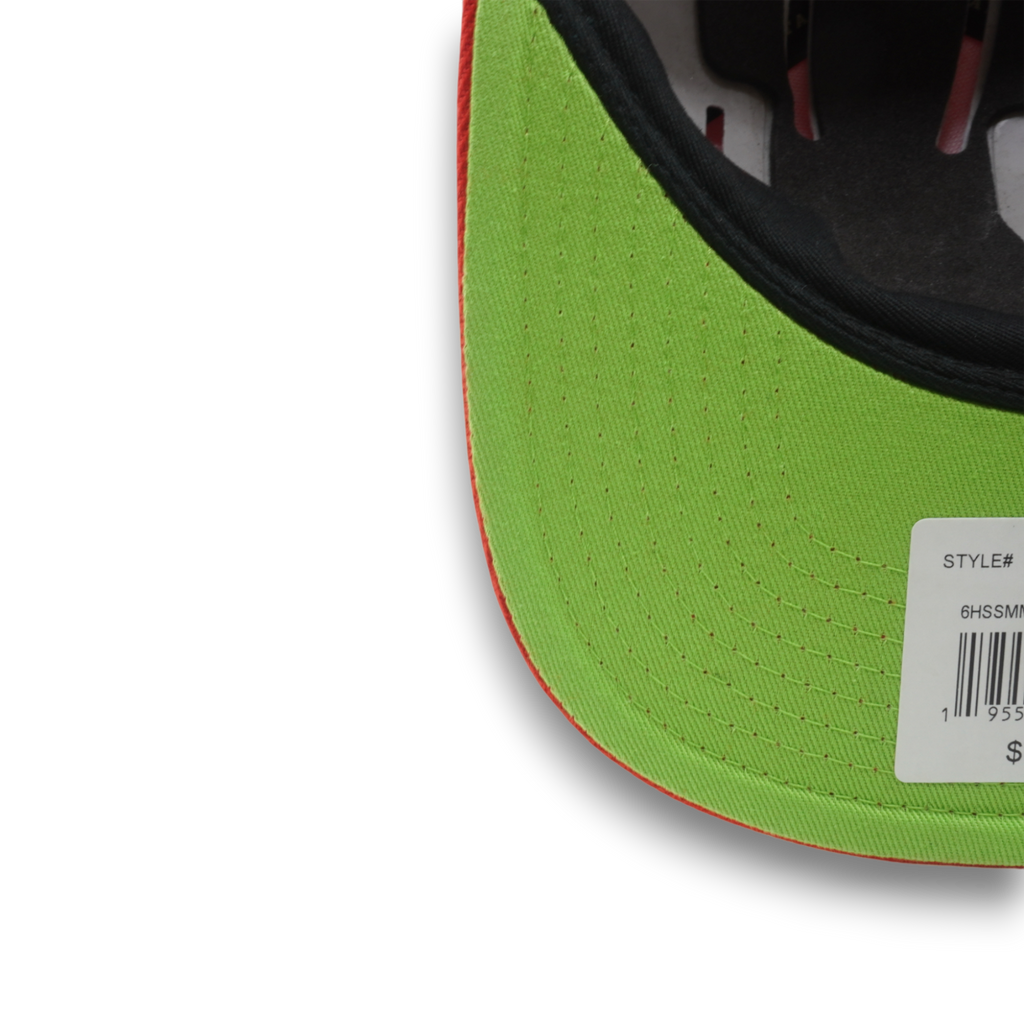 Mens Mitchell & Ness NBA REVERSE CANDY APPLE SNAPBACK HWC BUCKS