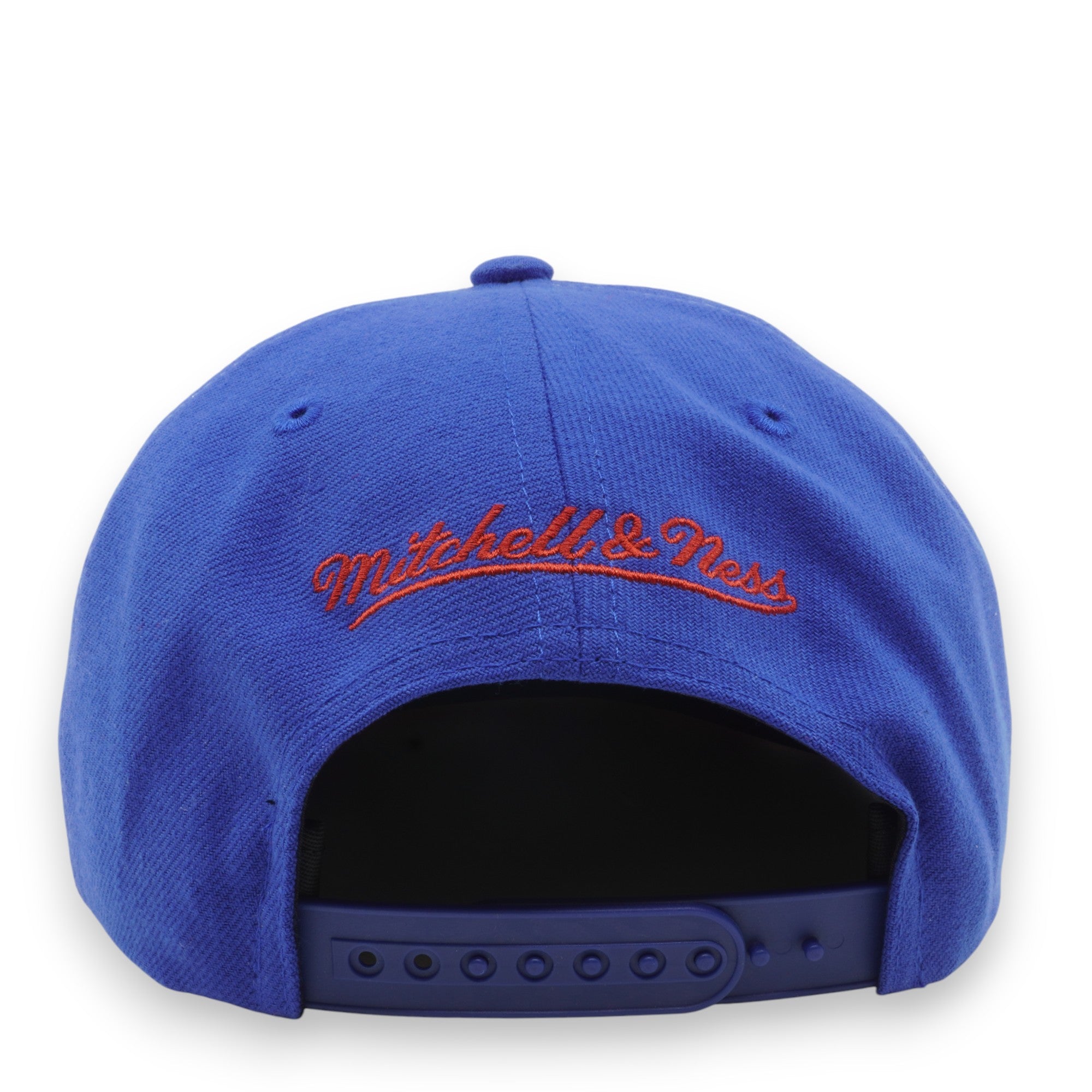 MENS MITCHELL & NESS NBA FULL FRONTAL SNAPBACK HWC 76ERS - BLUE