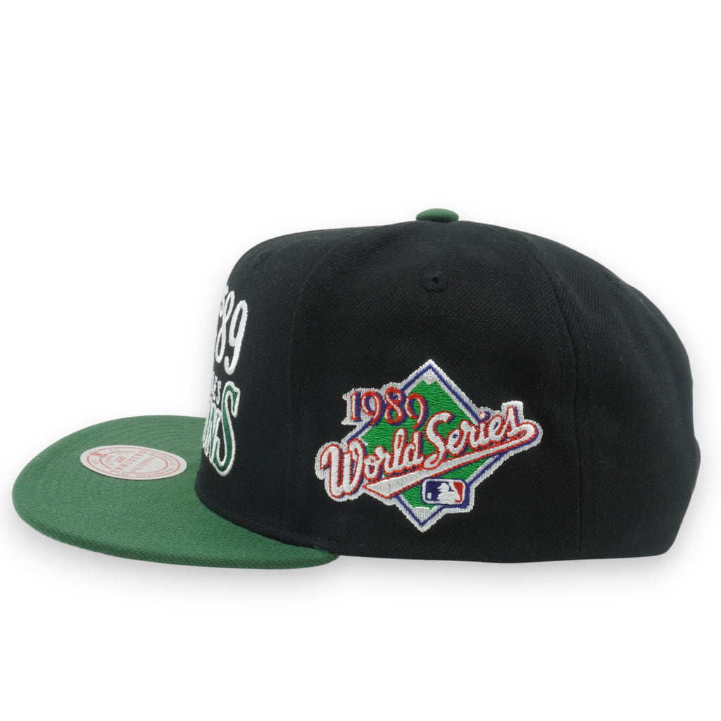 MENS MITCHELL & NESS MLB WORLD SERIES CHAMPIONS SNAPBACK COOP ATHLETICS - BLACK