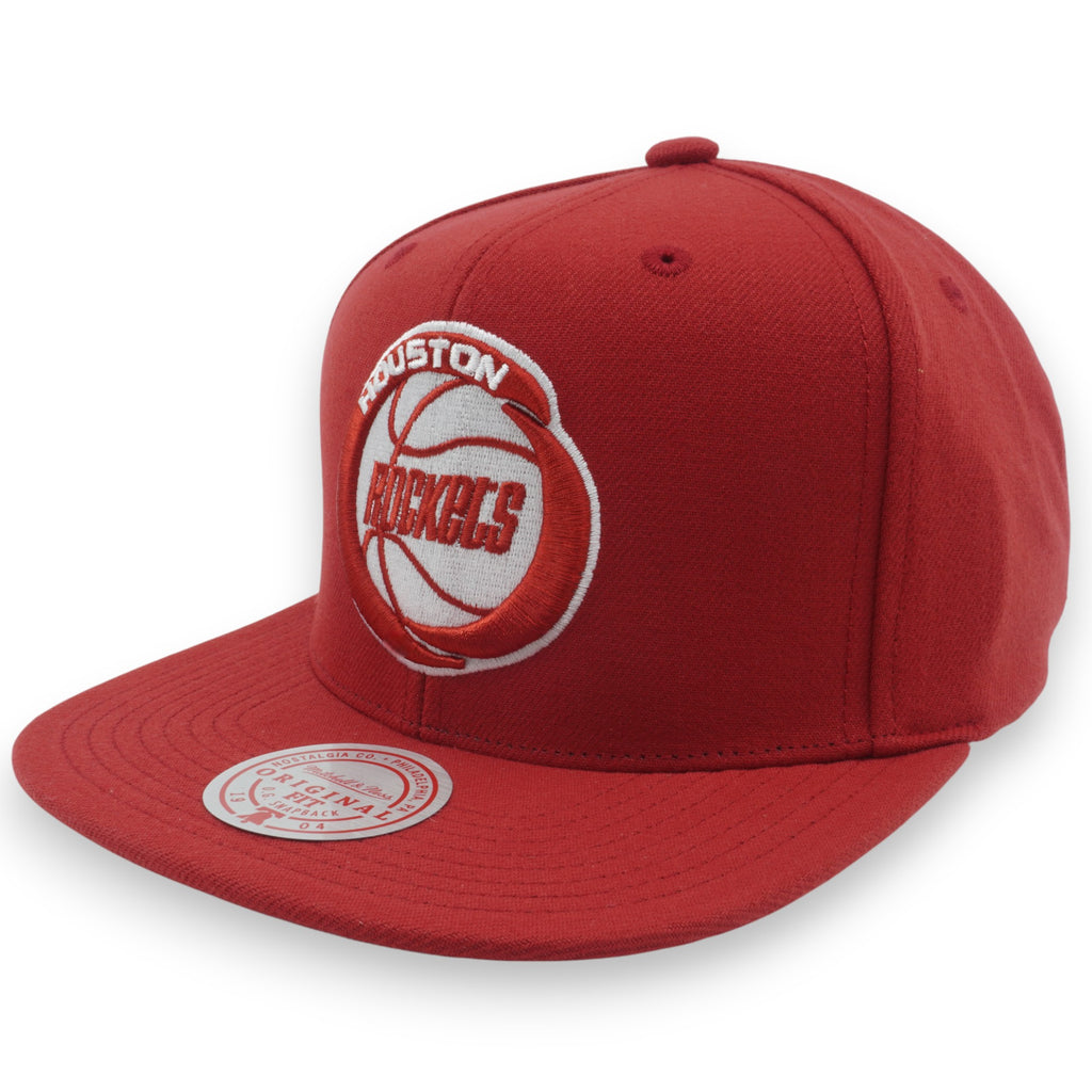 Mens Mitchell & Ness NBA BACK TO BASICS SNAPBACK HWC ROCKETS