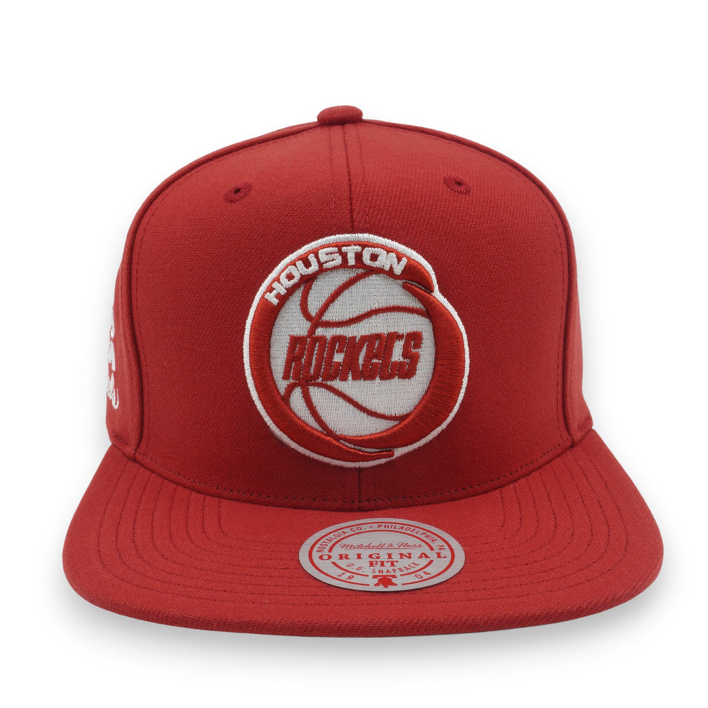 Mens Mitchell & Ness NBA BACK TO BASICS SNAPBACK HWC ROCKETS